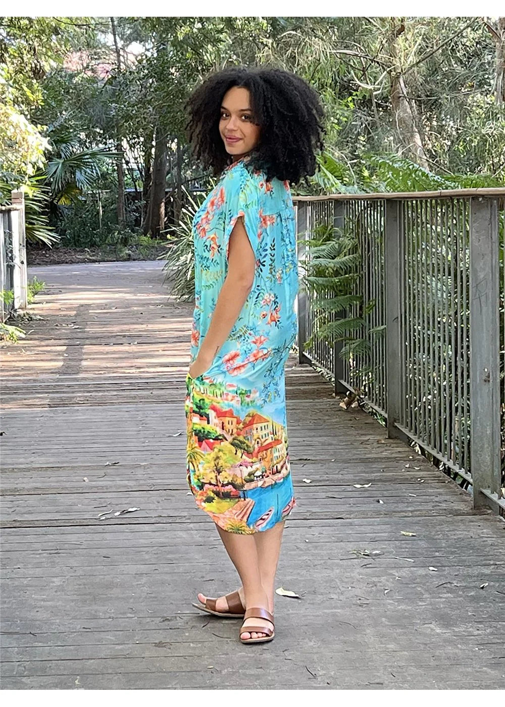 Cienna Como Dresden Dress - Print
