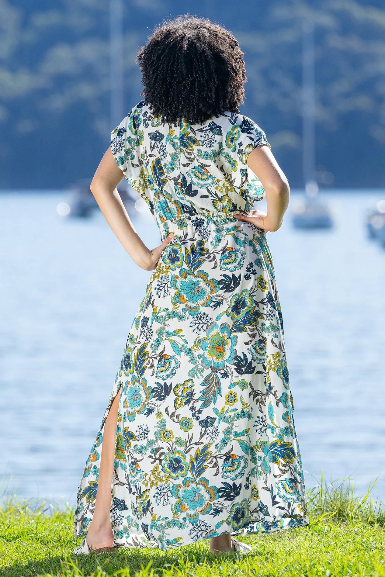 Cienna Kaya Short Sleeve Dress - Print