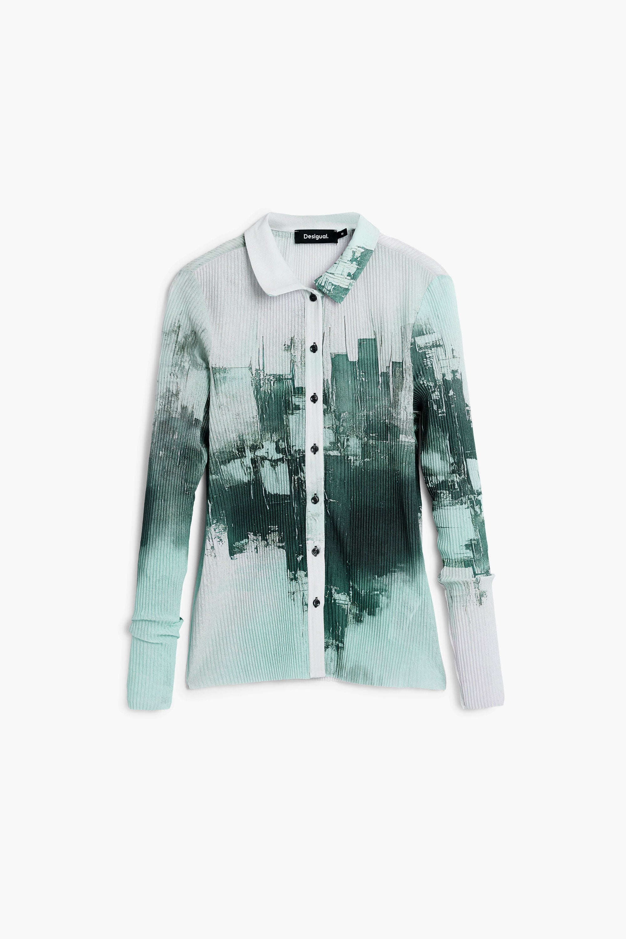 Desigual Textured Photographic Blouse - Multi