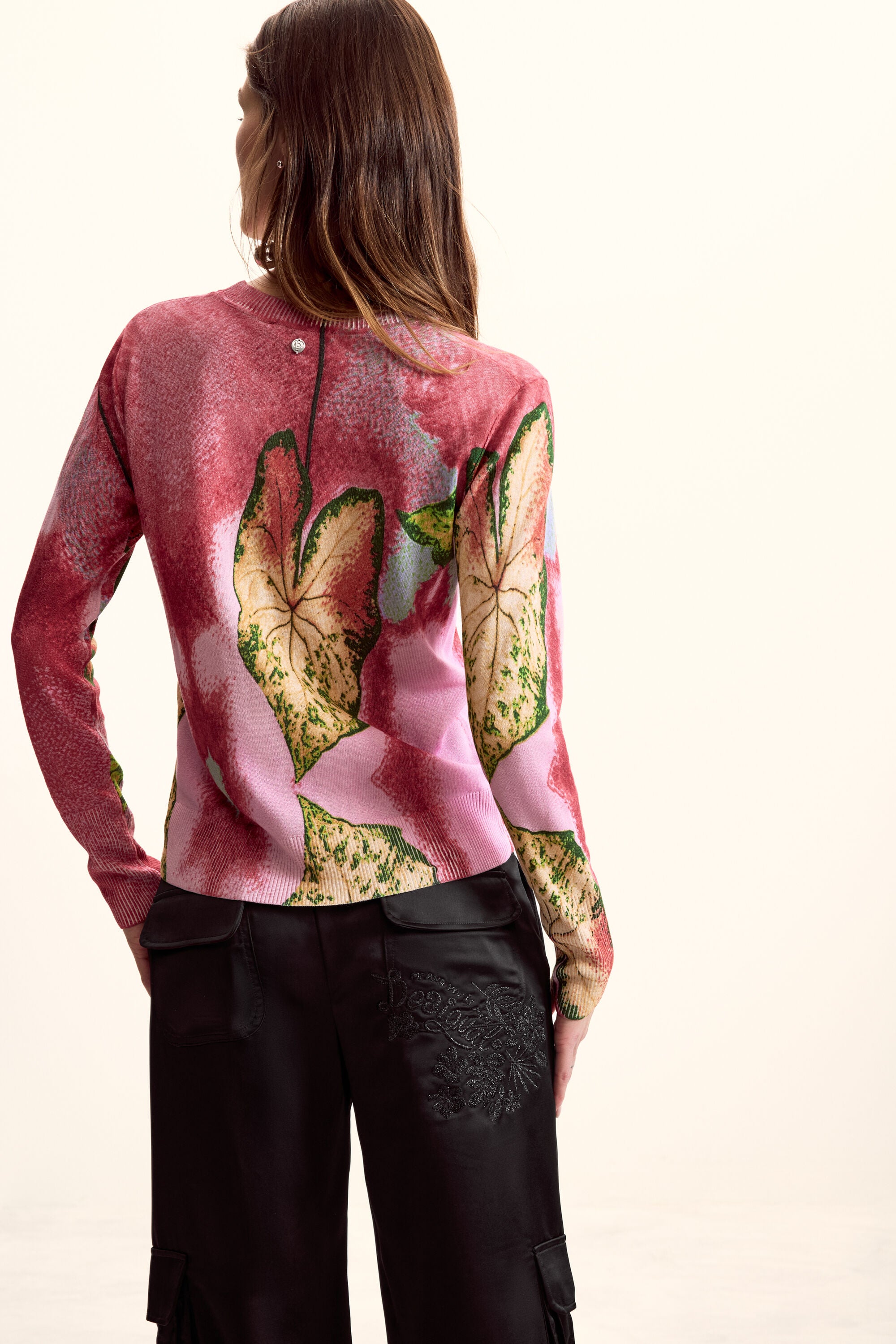 Desigual Sweater Designed By. Christian Lacroix - Pink/ Multi
