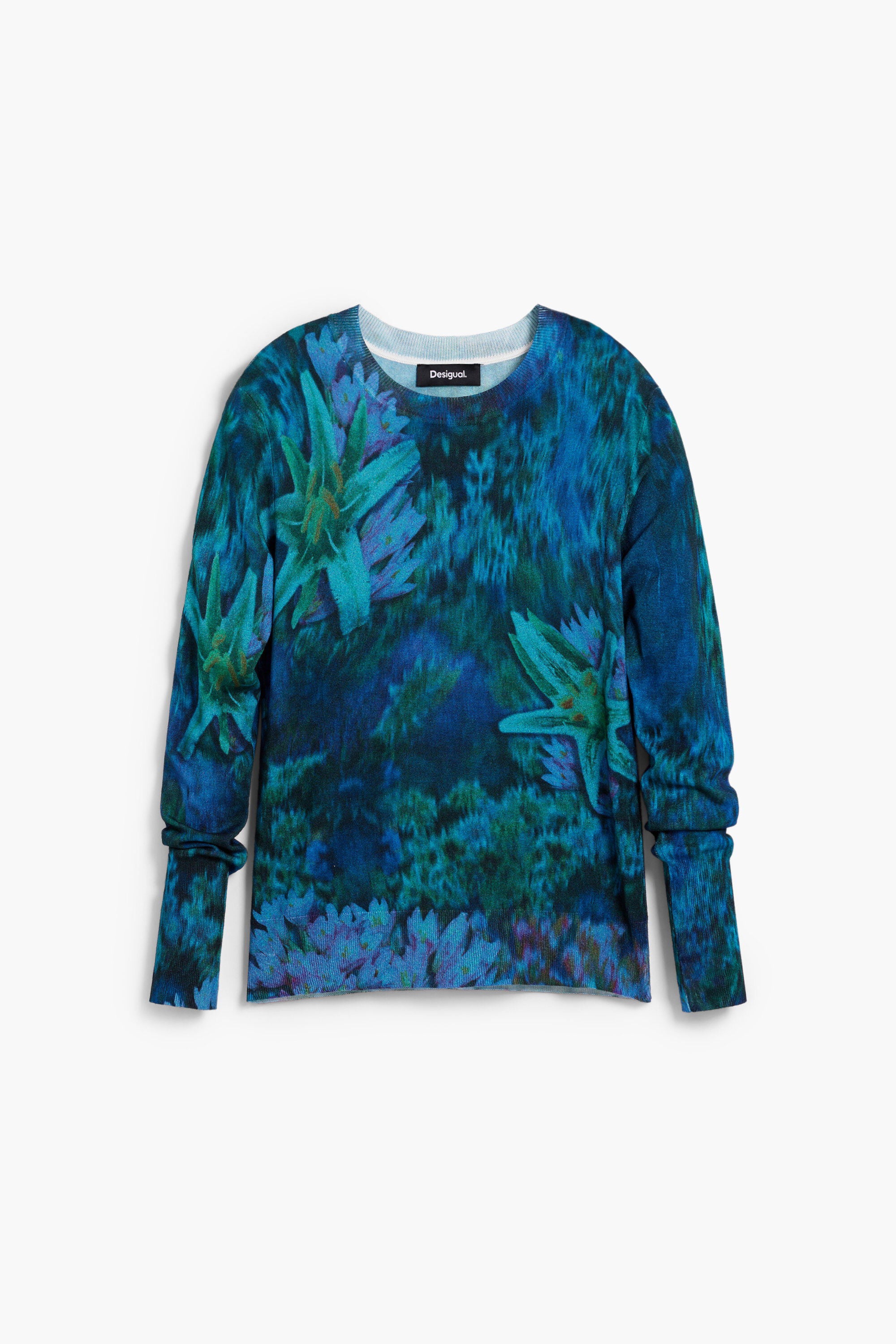 Desigual Fine Gardens Sweater - Blue Multi
