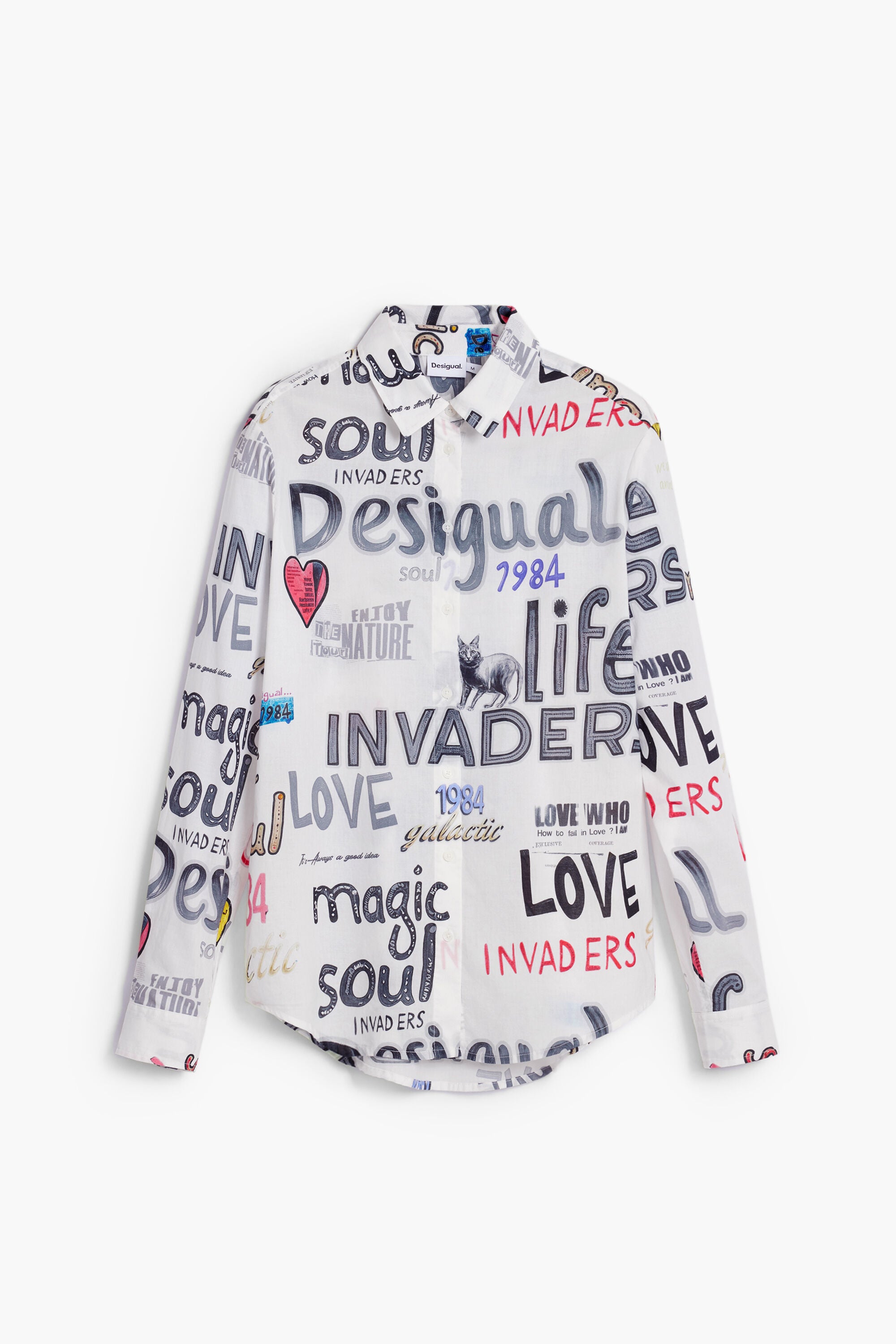 Desigual Soul Long Sleeve Shirt 25WWCW101 - Print
