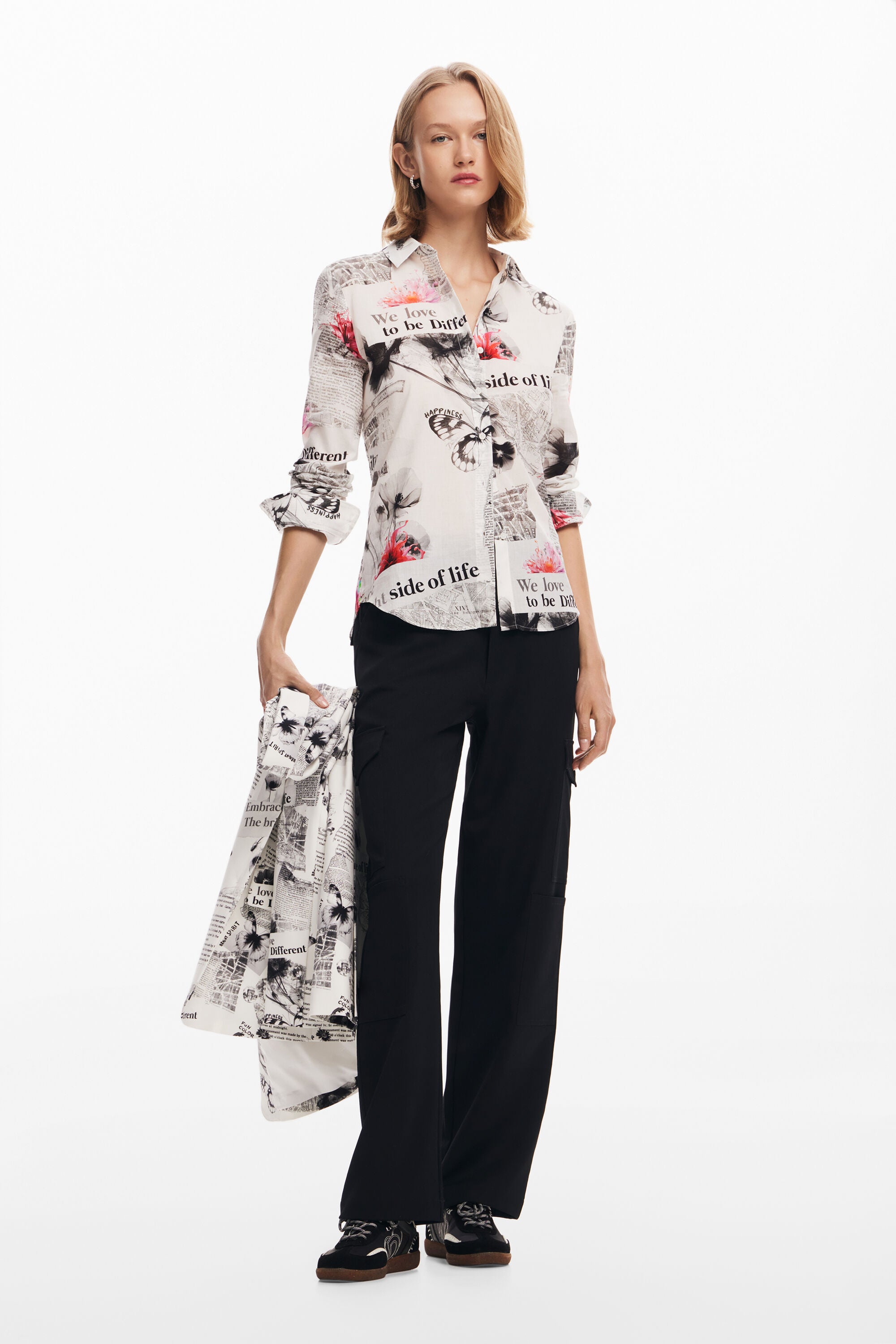 Desigual Lightweight Shirt - Print