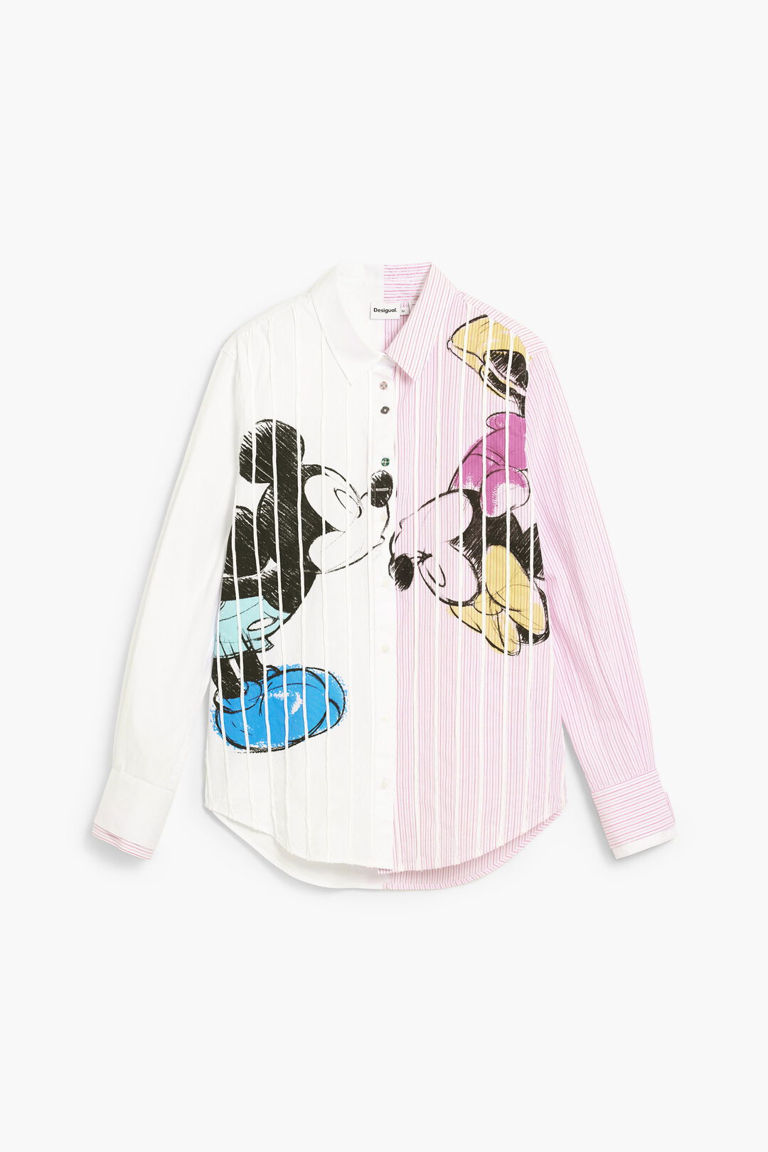 Desigual Mickey & Minnie Mouse Shirt - Off White