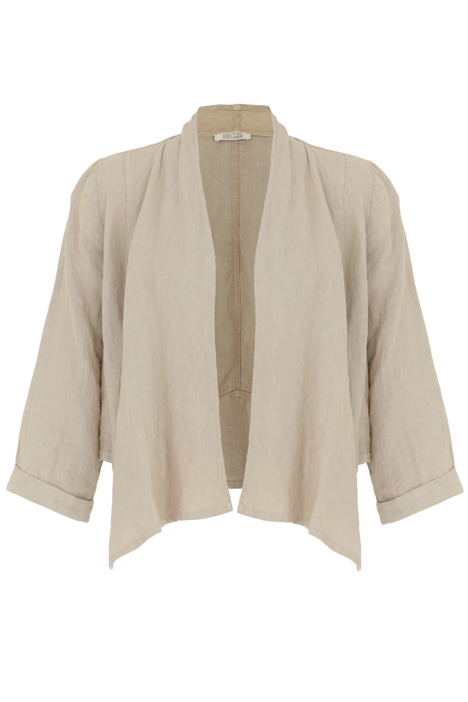 Dolcezza Crop Linen Jacket - Available in 2 Colours