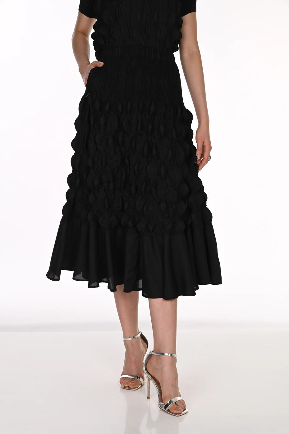 Frank Lyman Bubble Skirt - Black