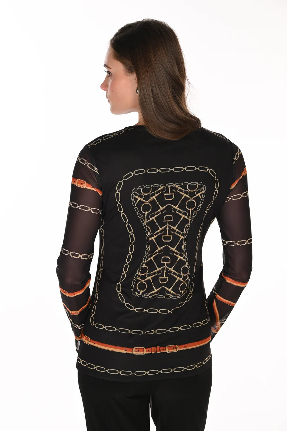 Frank Lyman Top - Black/ Gold