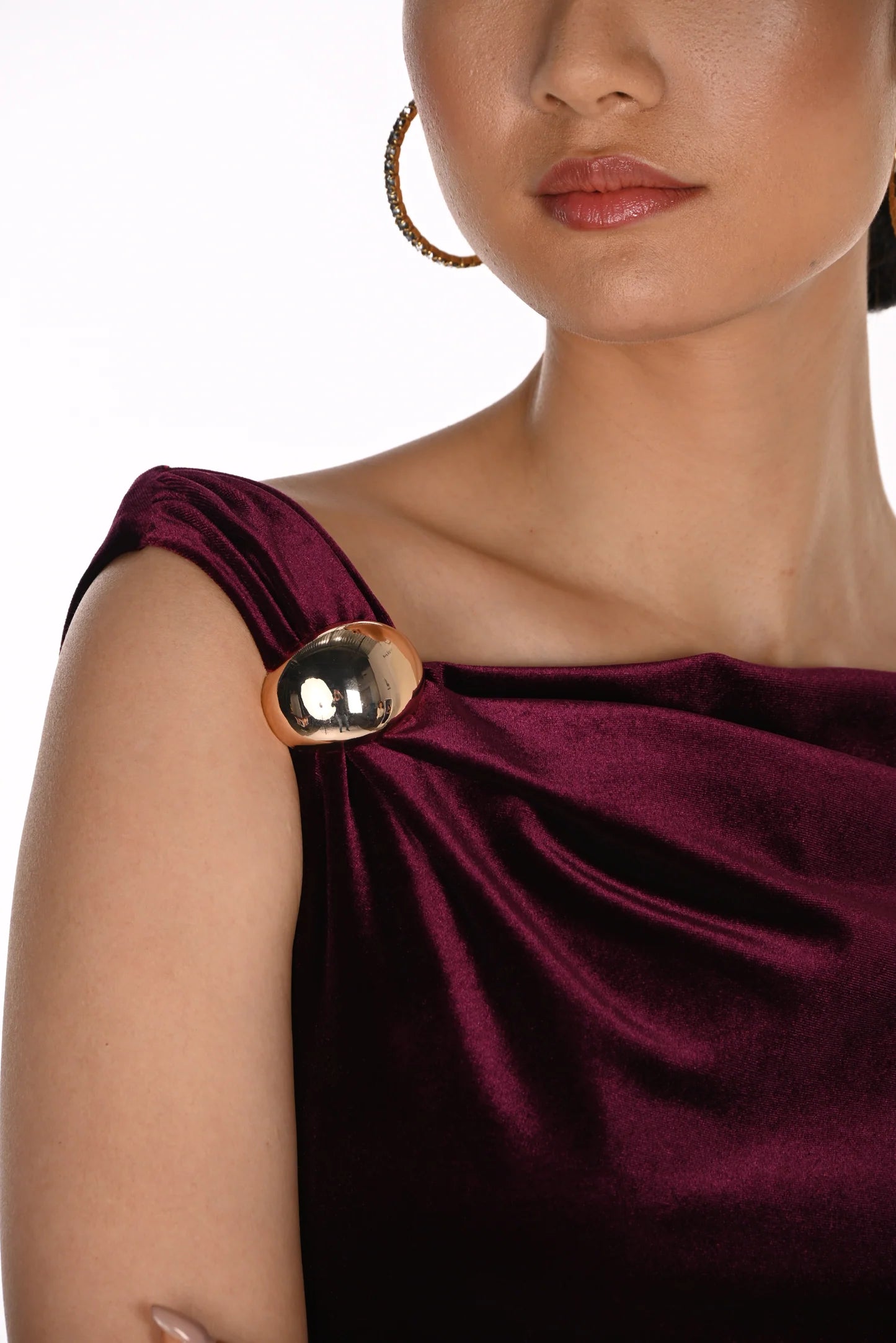 Frank Lyman Velvet Dress - Wine