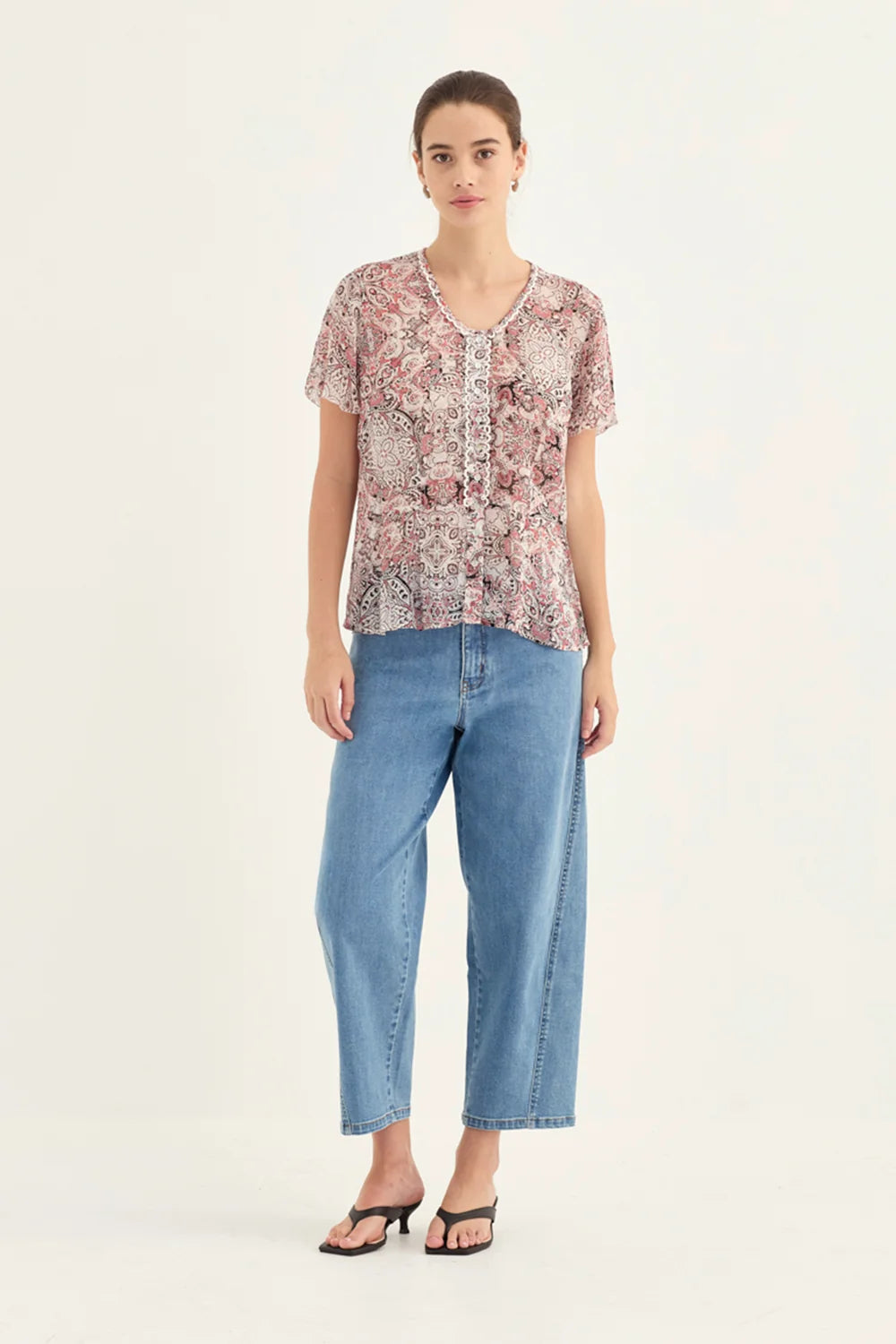 Verge Gypsy Top - Print