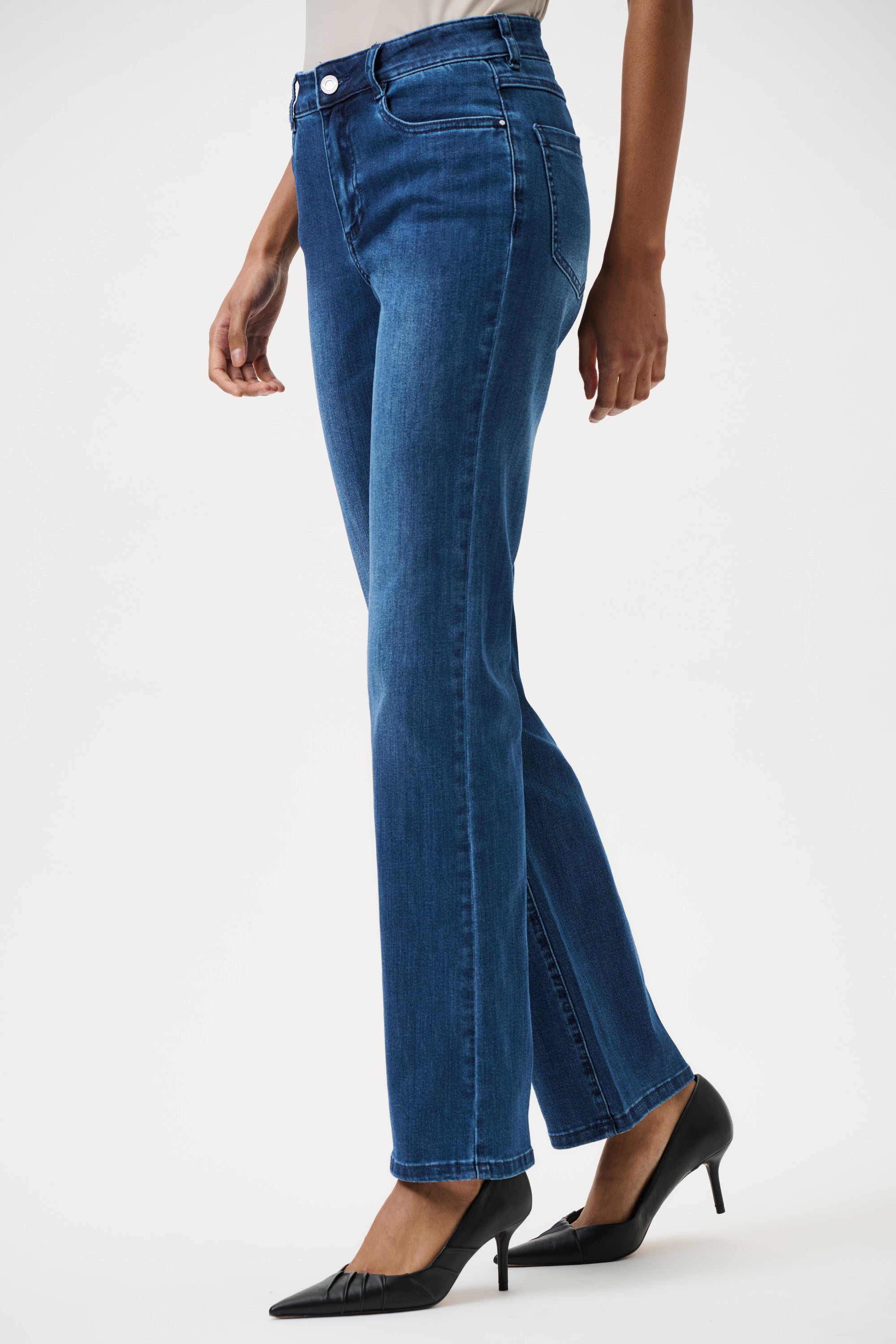 Joseph Ribkoff Brook Classic Bootcut Stretch Jeans 251967 - Denim Medium Blue