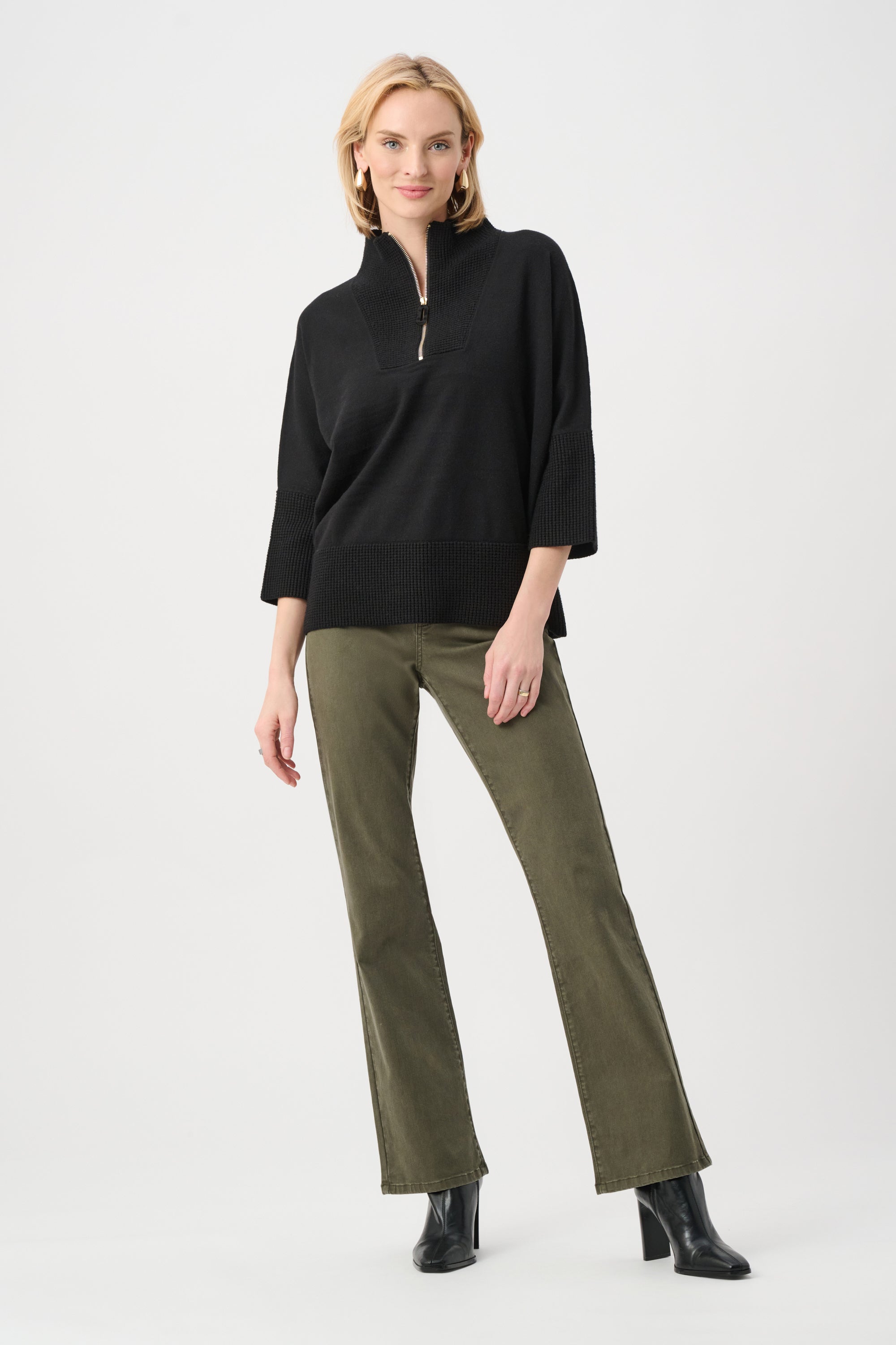 Joseph Ribkoff Funnel Neck Sweater 263937 - Black