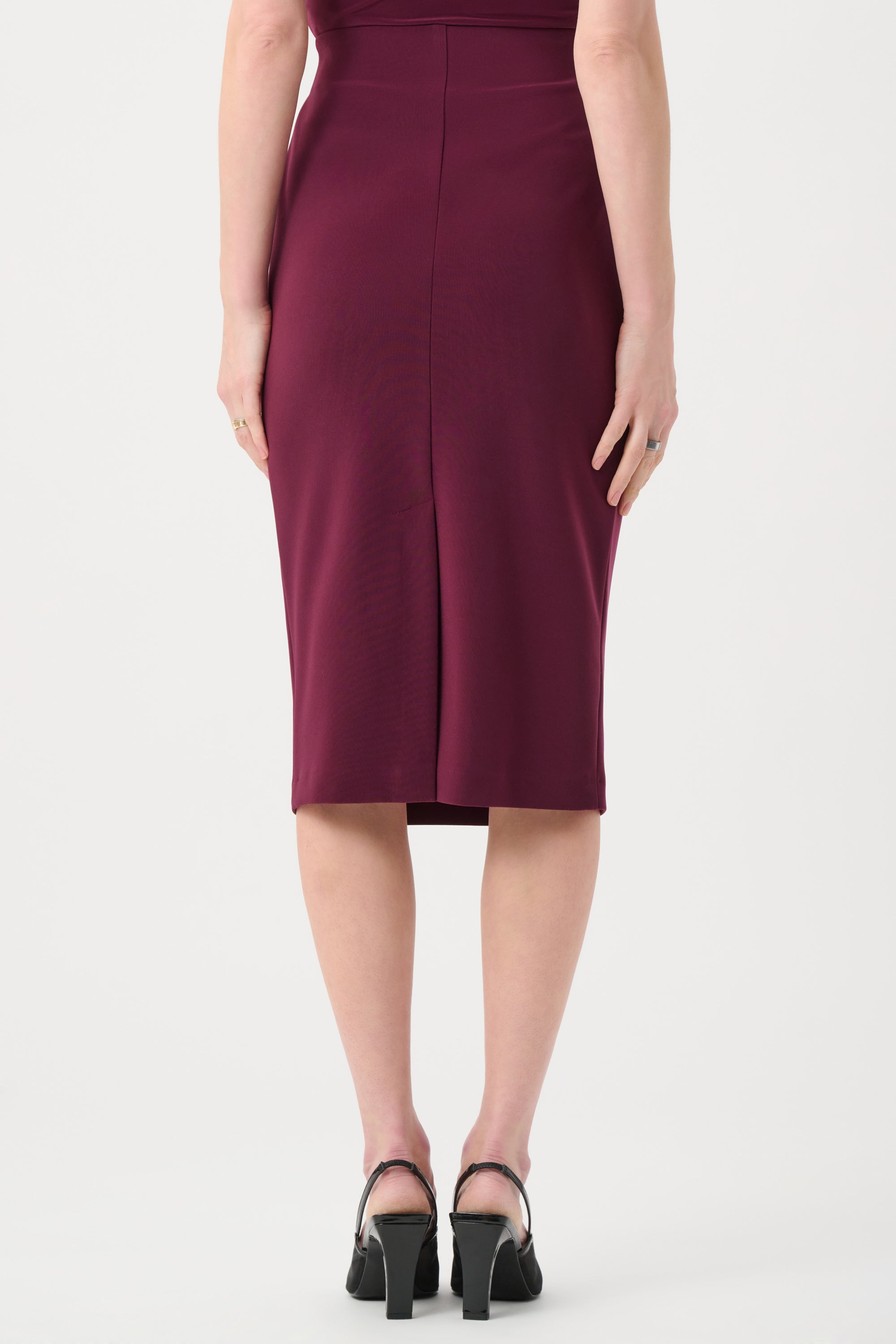 Joseph Ribkoff Classic Long Pencil Skirt 163083 - Elderberry