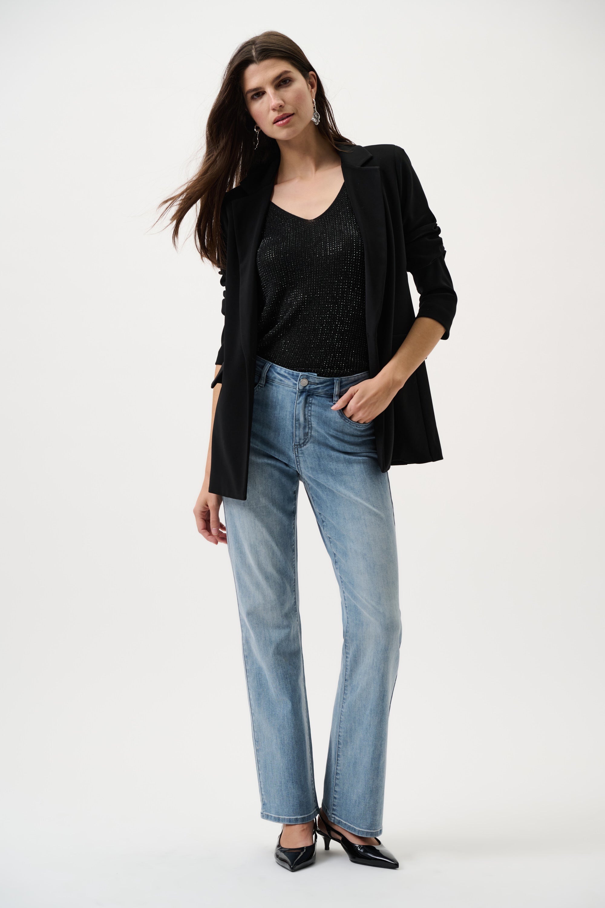 Joseph Ribkoff Straight Blazer Essential Black - 231064