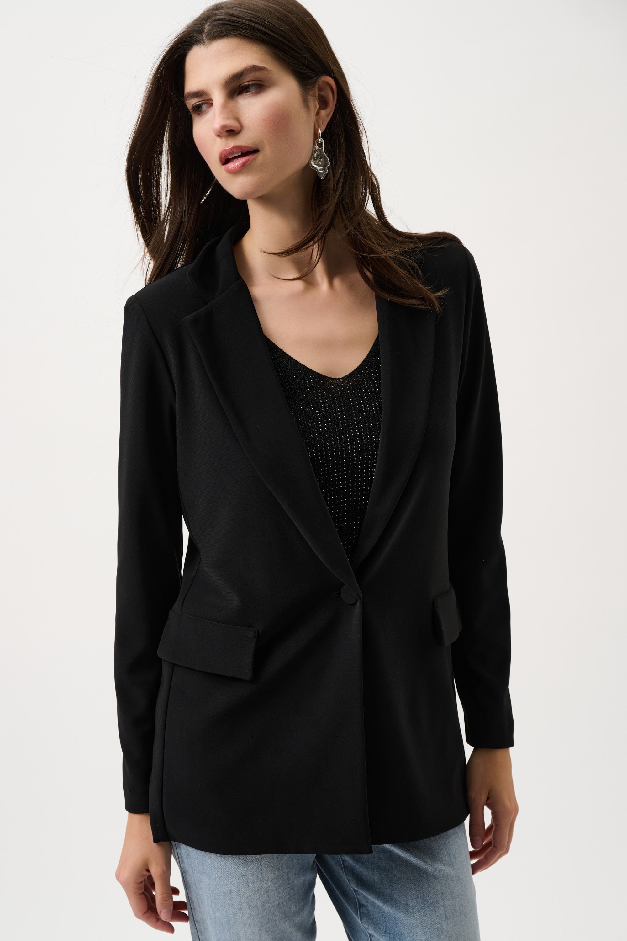 Joseph Ribkoff Straight Blazer Essential Black - 231064