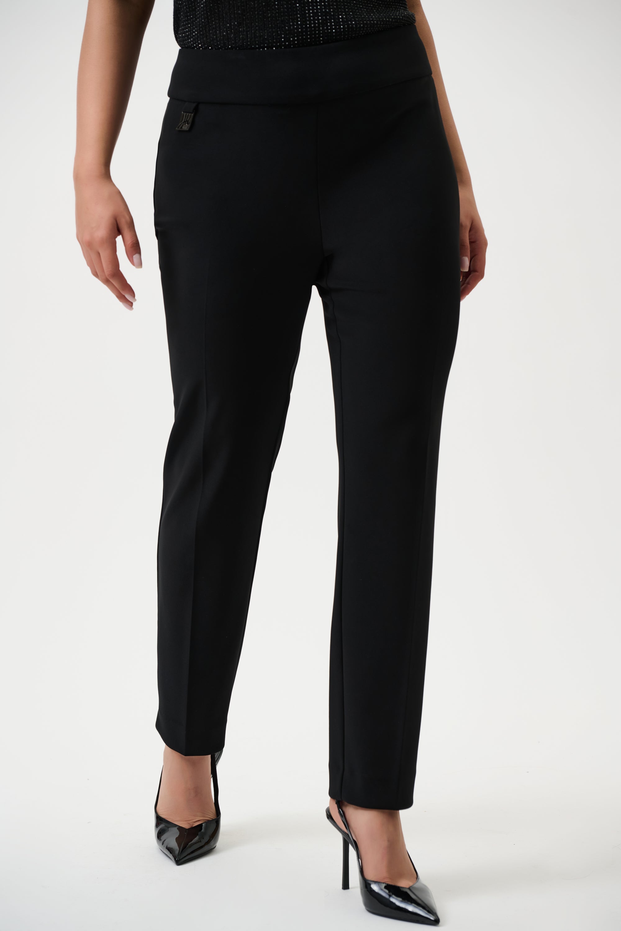 Joseph Ribkoff Essential Classic Tailored Slim Pant Black - 144092