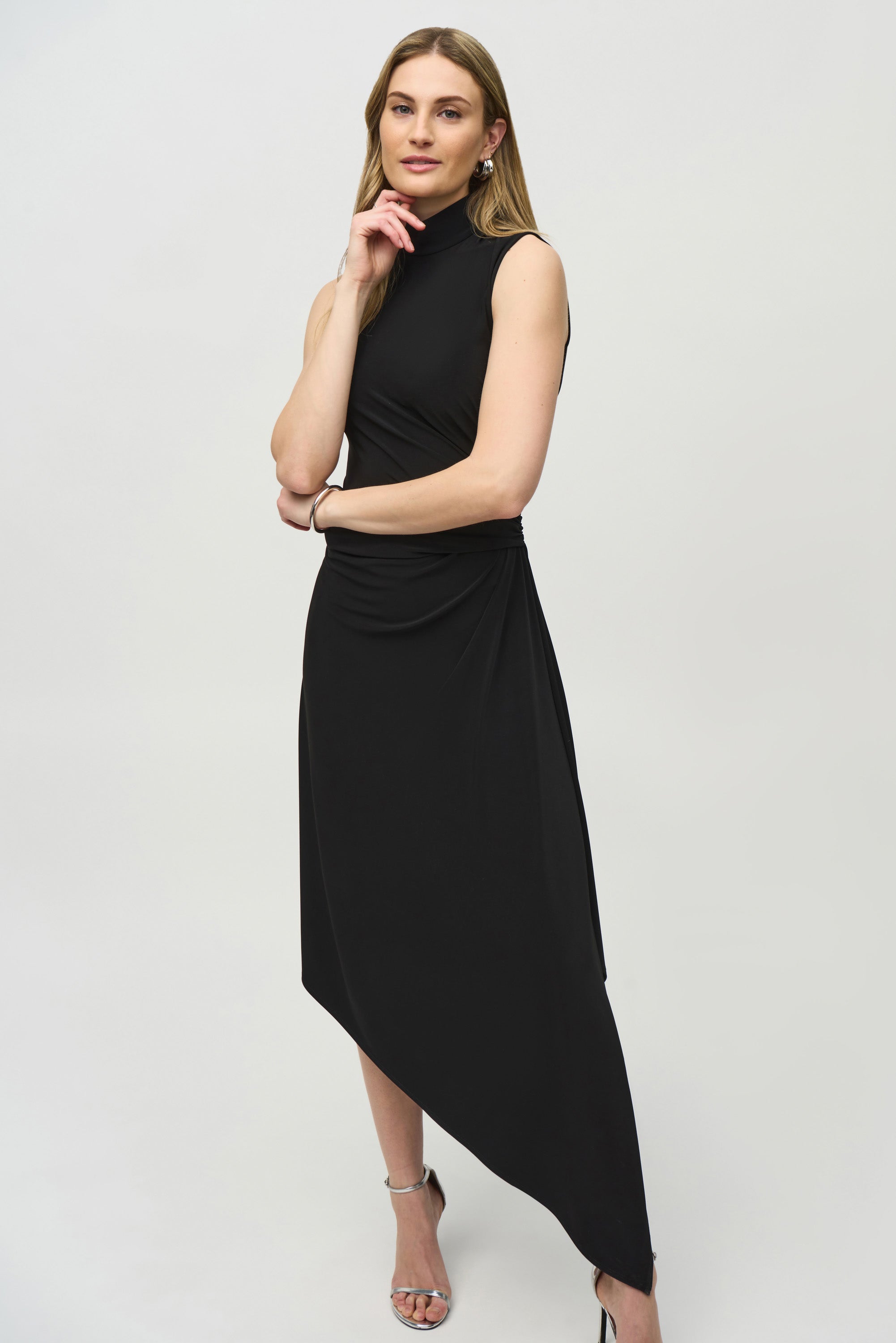 Joseph Ribkoff Fit and Flare Dress 244038 - Black