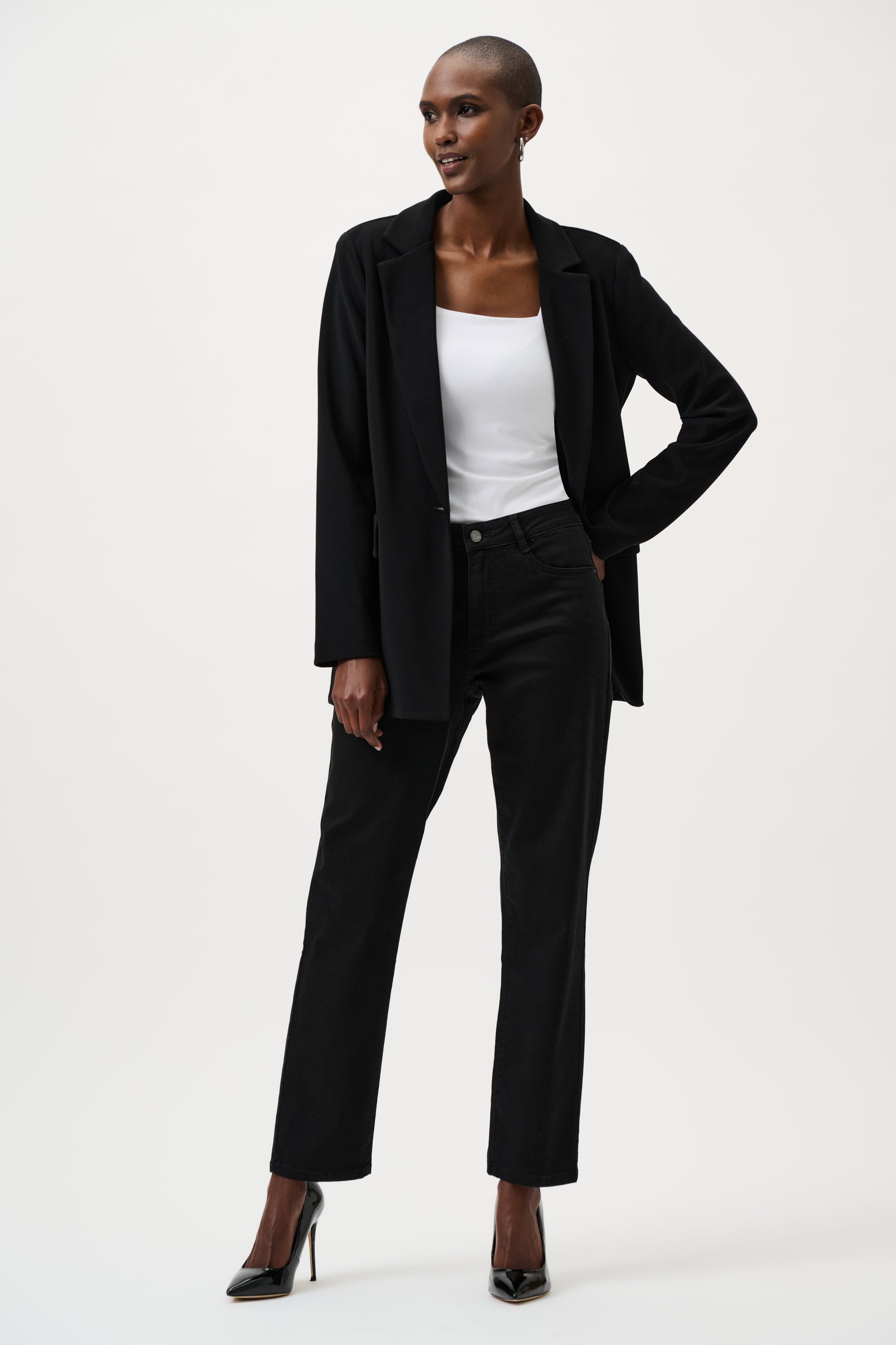 Joseph Ribkoff Gia Classic Slim Fit Stretch Jeans 251966 - Black
