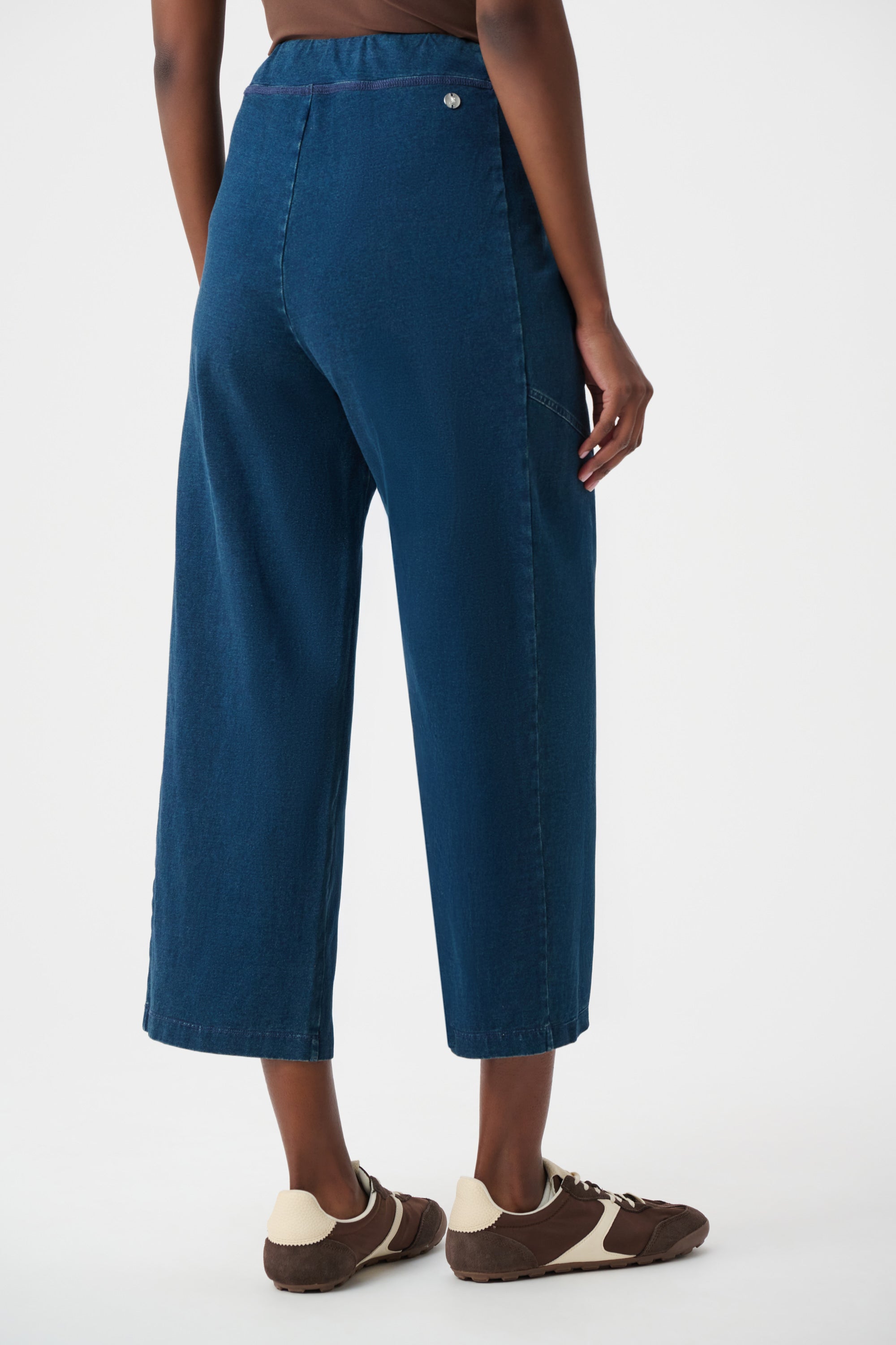 Joseph Ribkoff Culotte Pull-On Pants 263642 - Dark Denim Blue