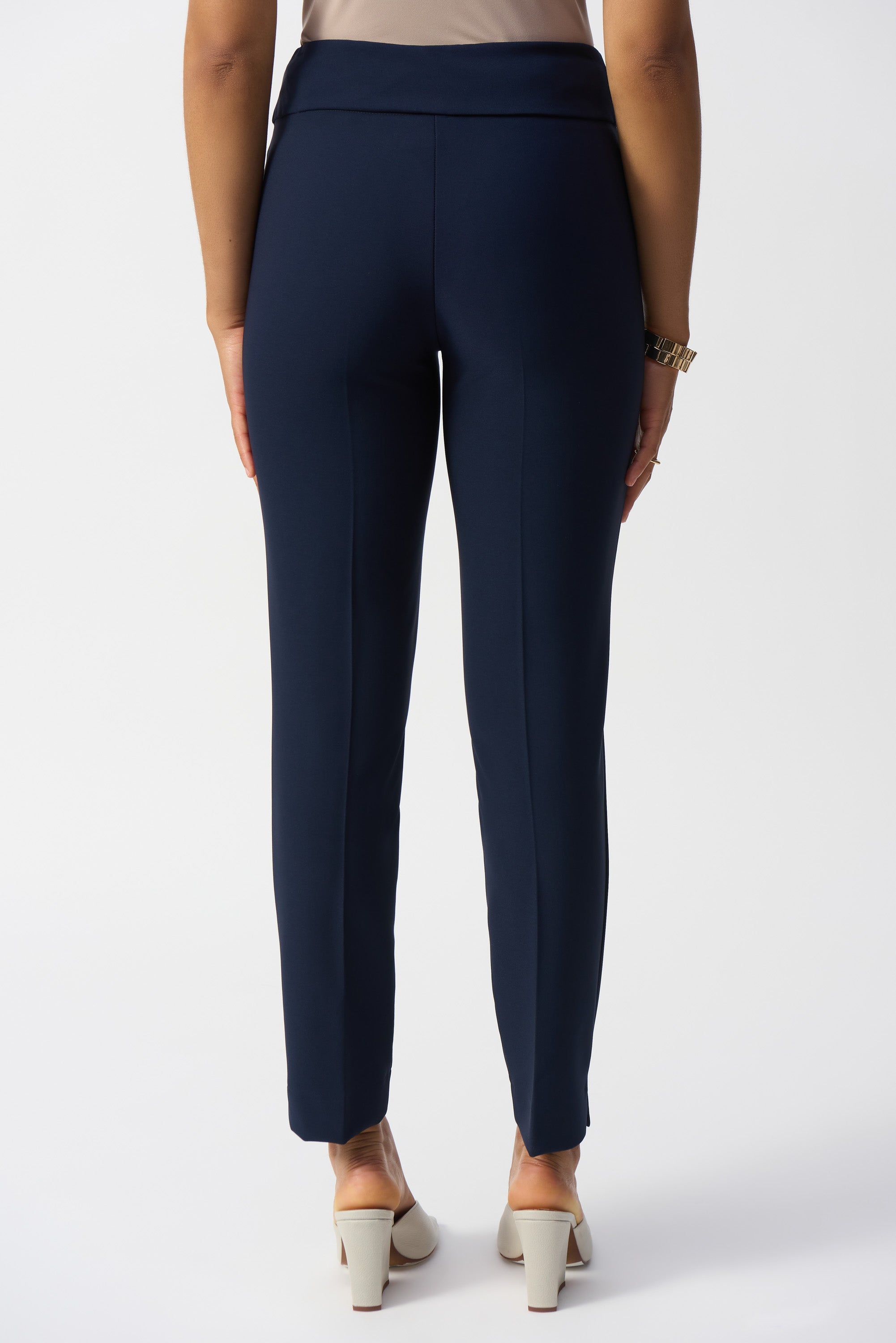 Joseph Ribkoff Lux Twill Slim Fit Pull-On Pants 241231 - Midnight Blue