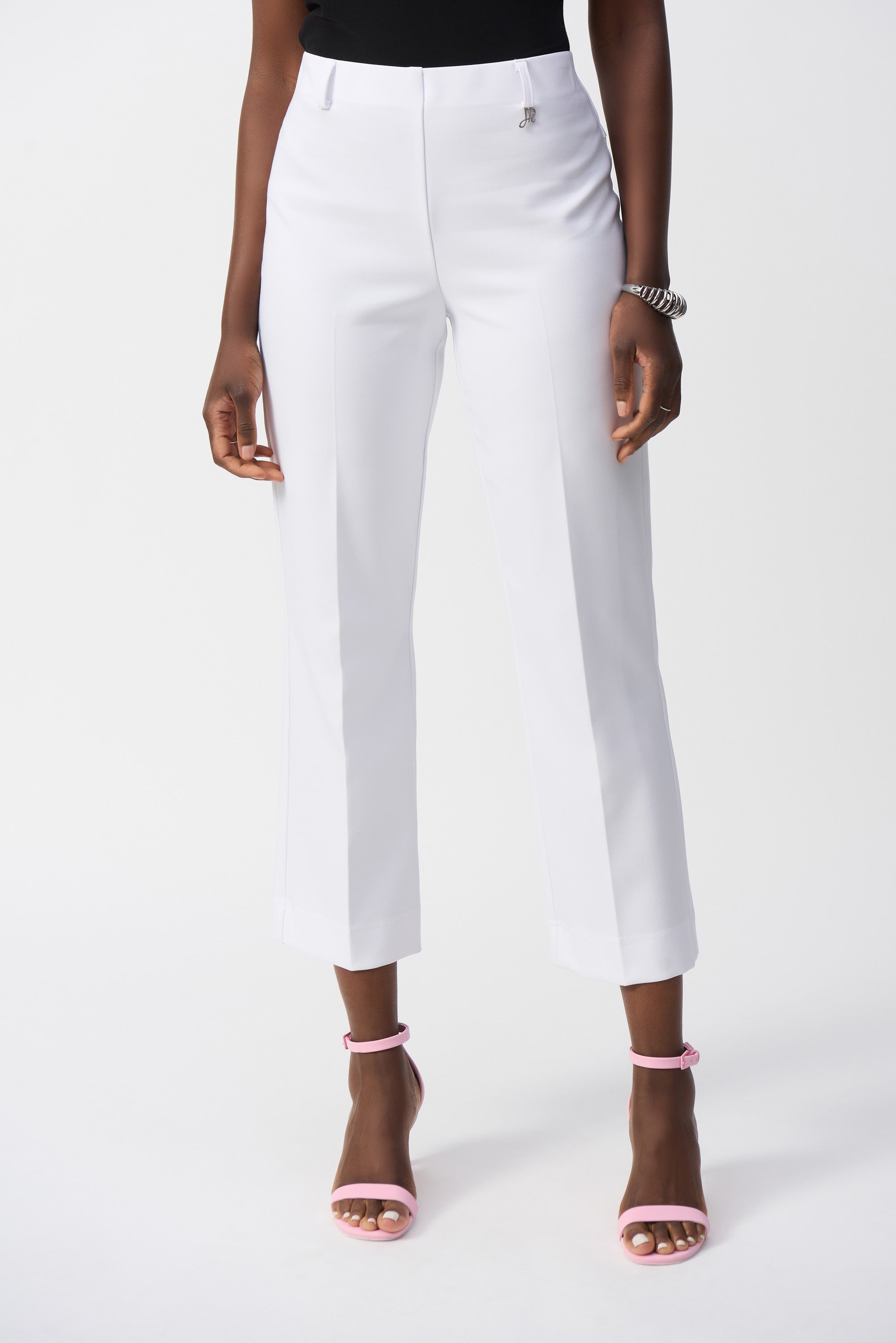 Joseph Ribkoff Straight Pull-On Pants 251067 - Off White