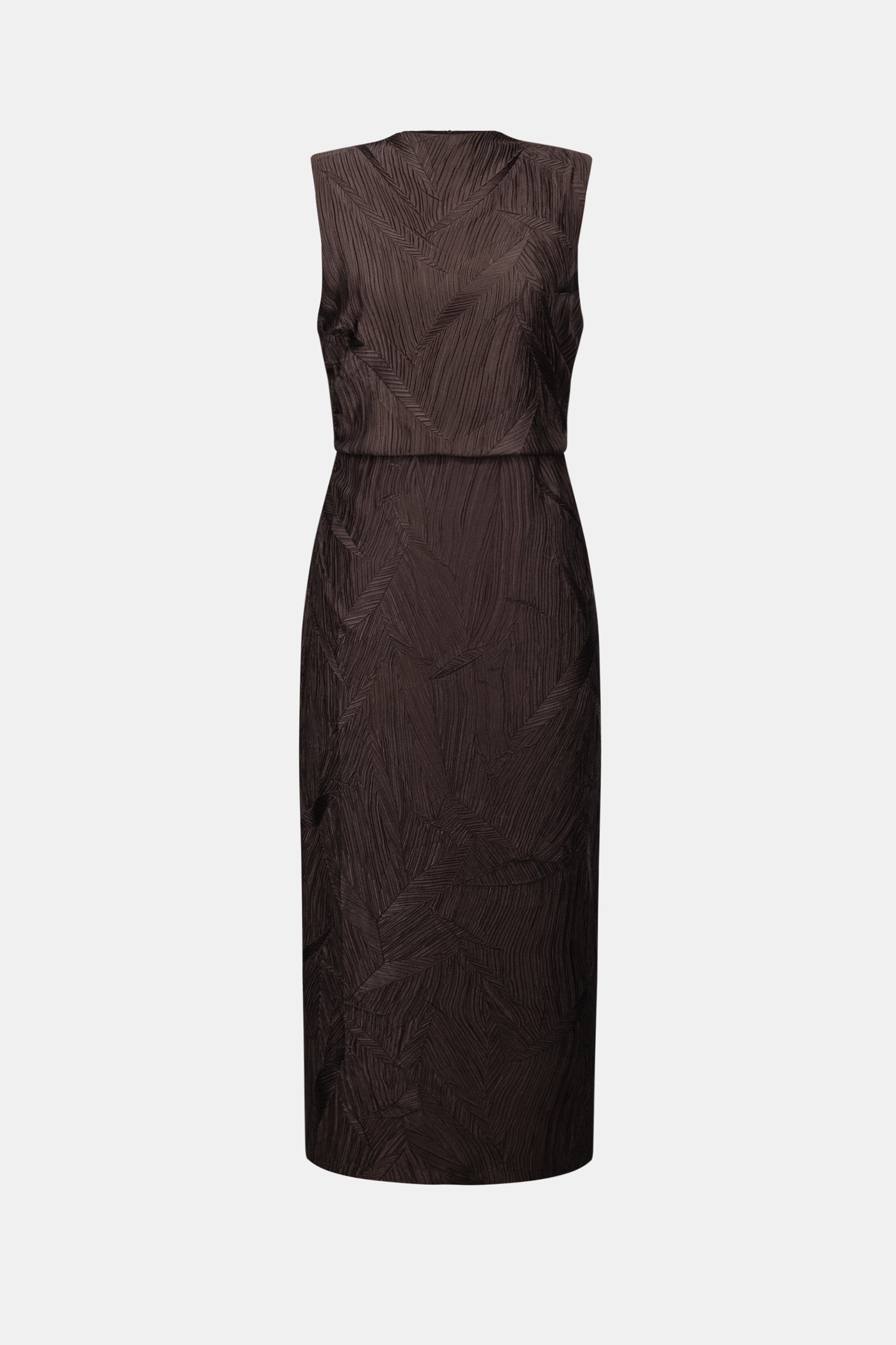 Joseph Ribkoff Sleeveless Midi Dress 263147 - Mocha