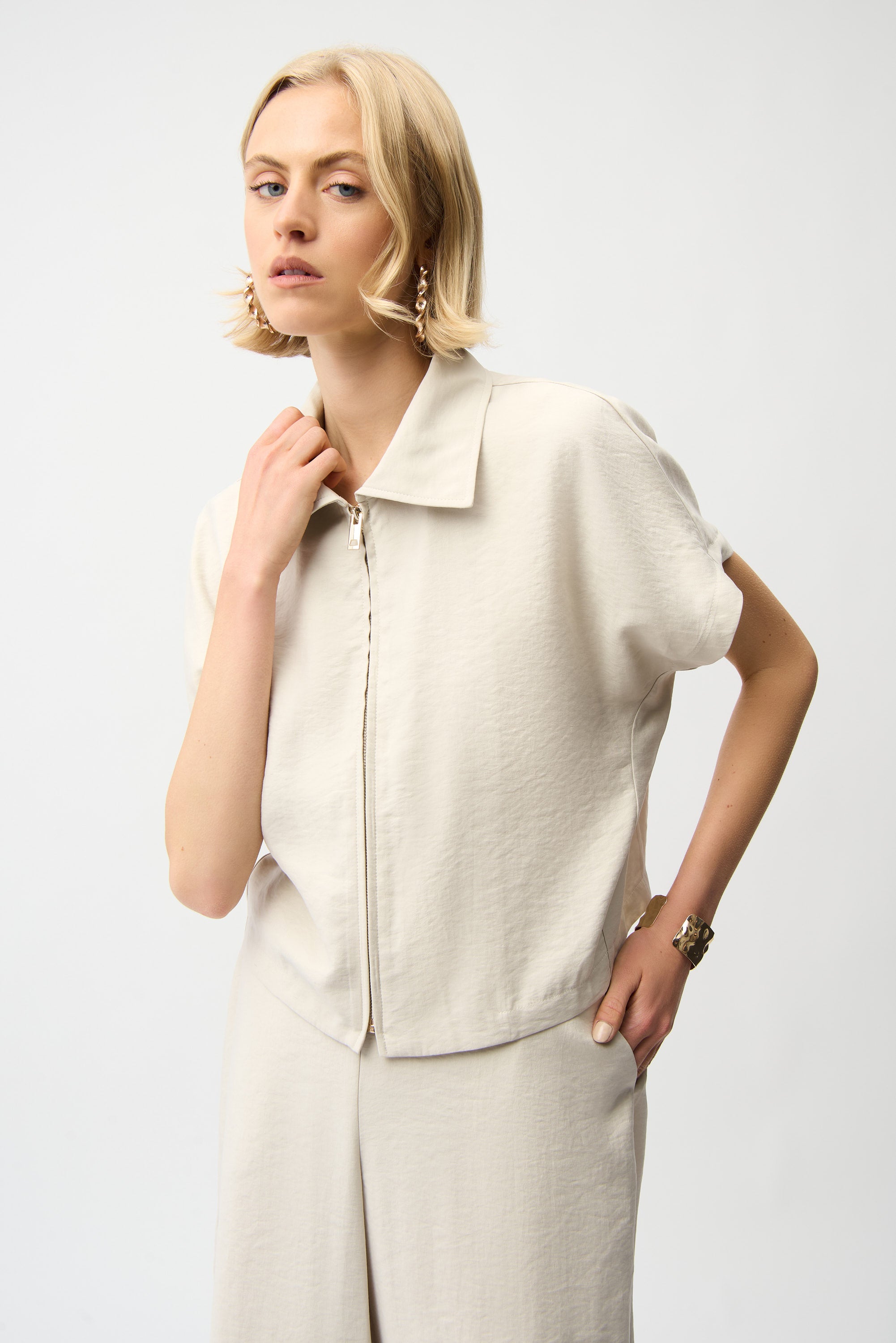 Joseph Ribkoff Boxy Jacket 261237 - Moonstone