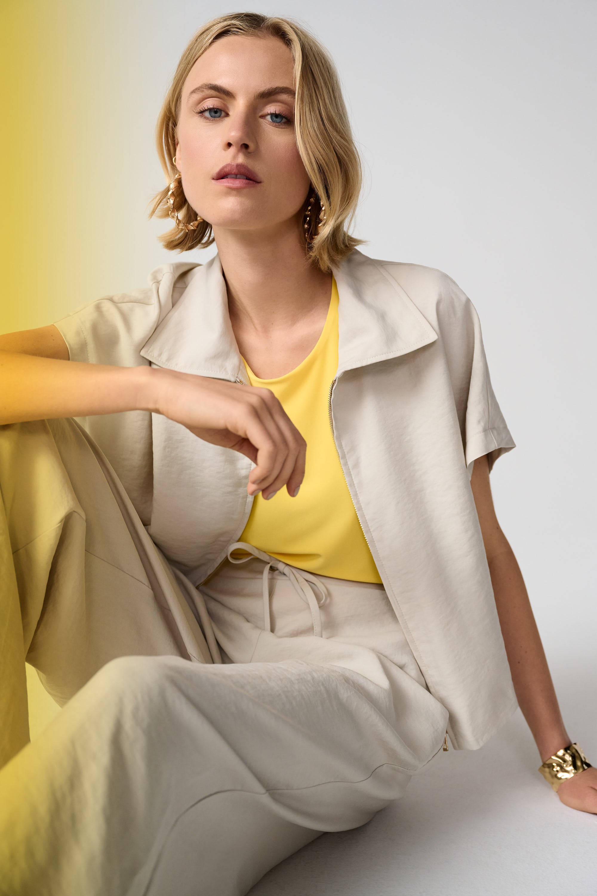 Joseph Ribkoff Boxy Jacket 261237 - Moonstone