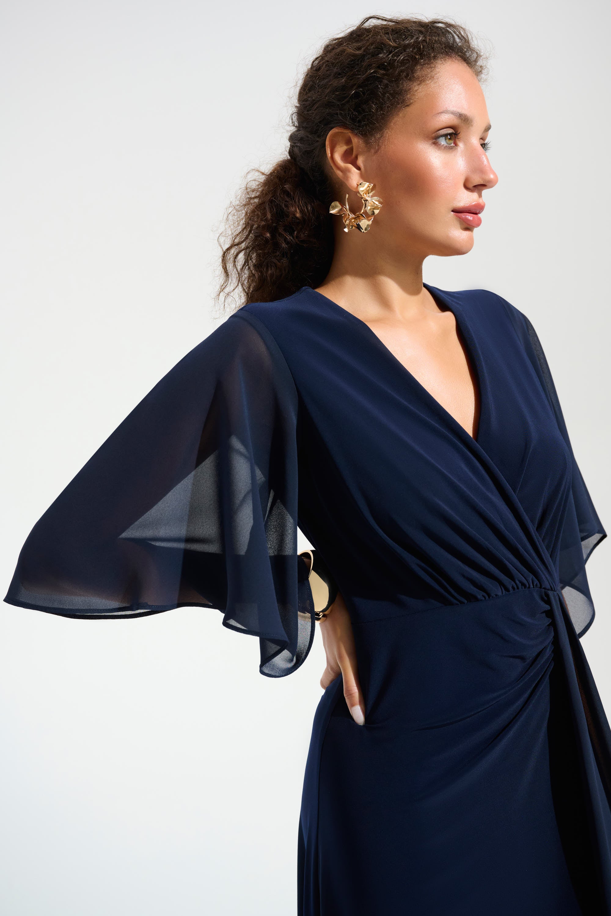 Joseph Ribkoff Signature Fit and Flare Dress 261710 - Midnight Blue