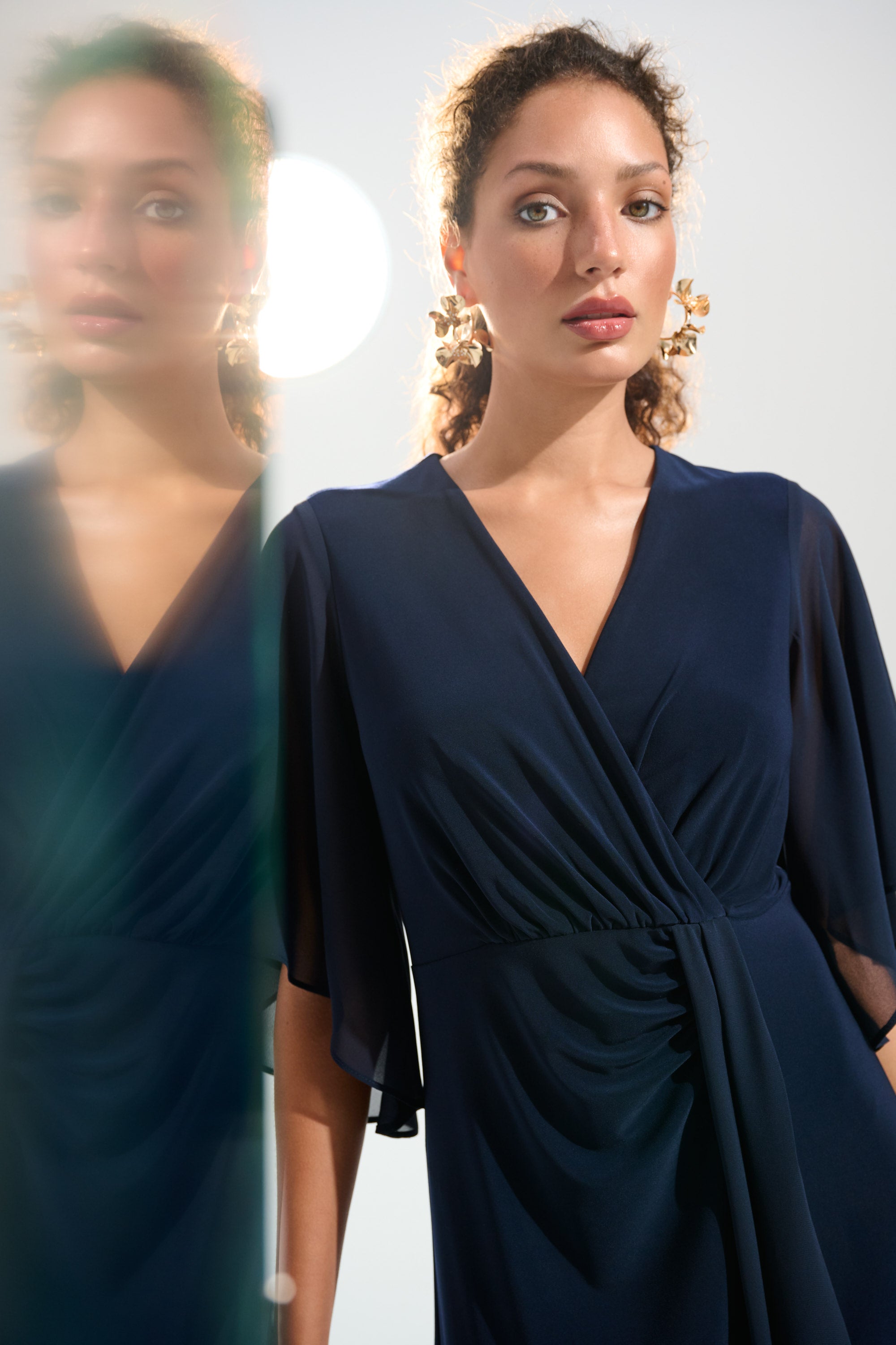 Joseph Ribkoff Signature Fit and Flare Dress 261710 - Midnight Blue