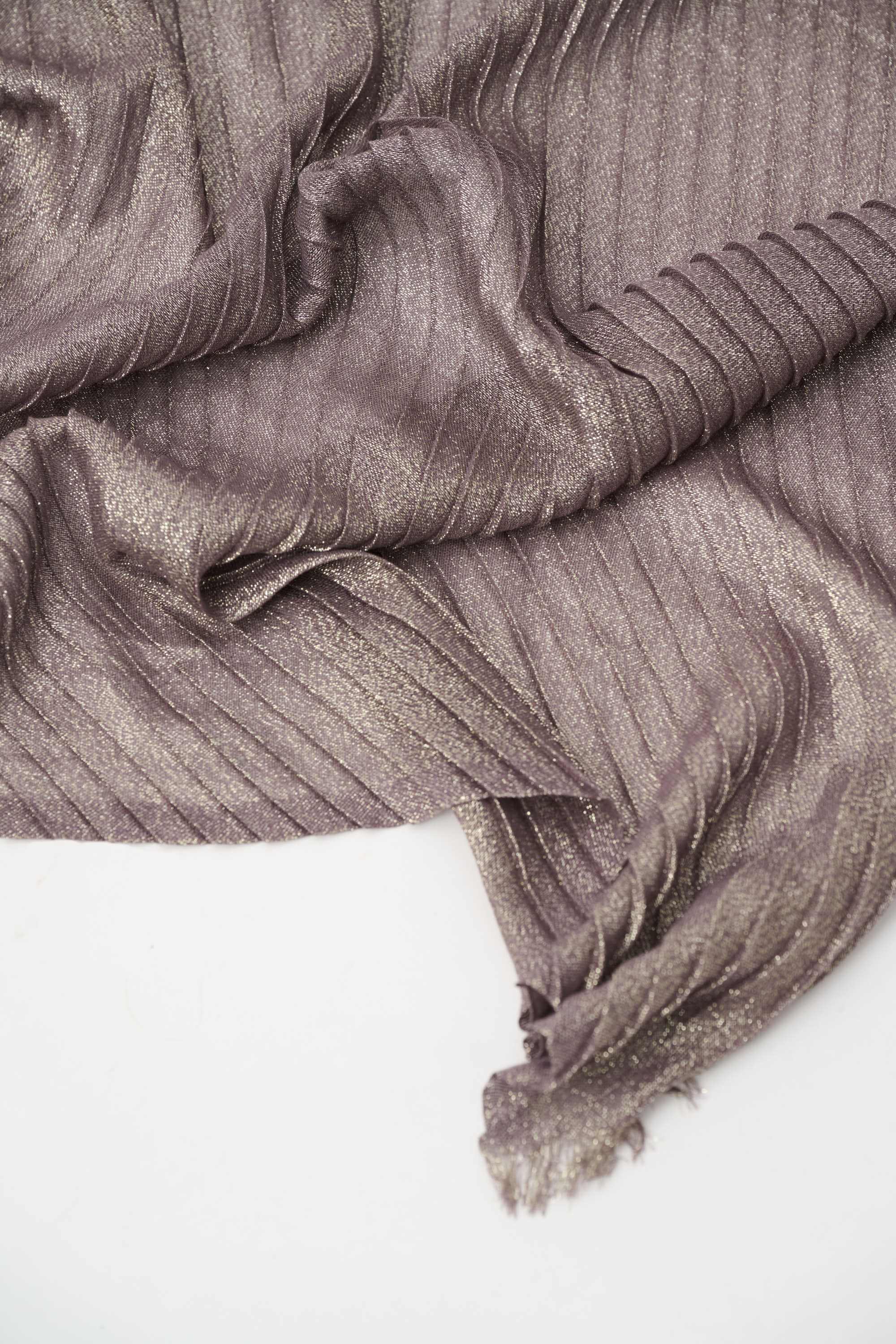 Joseph Ribkoff Signature Pleated Rectangular Scarf 261781 - Platinum Grey