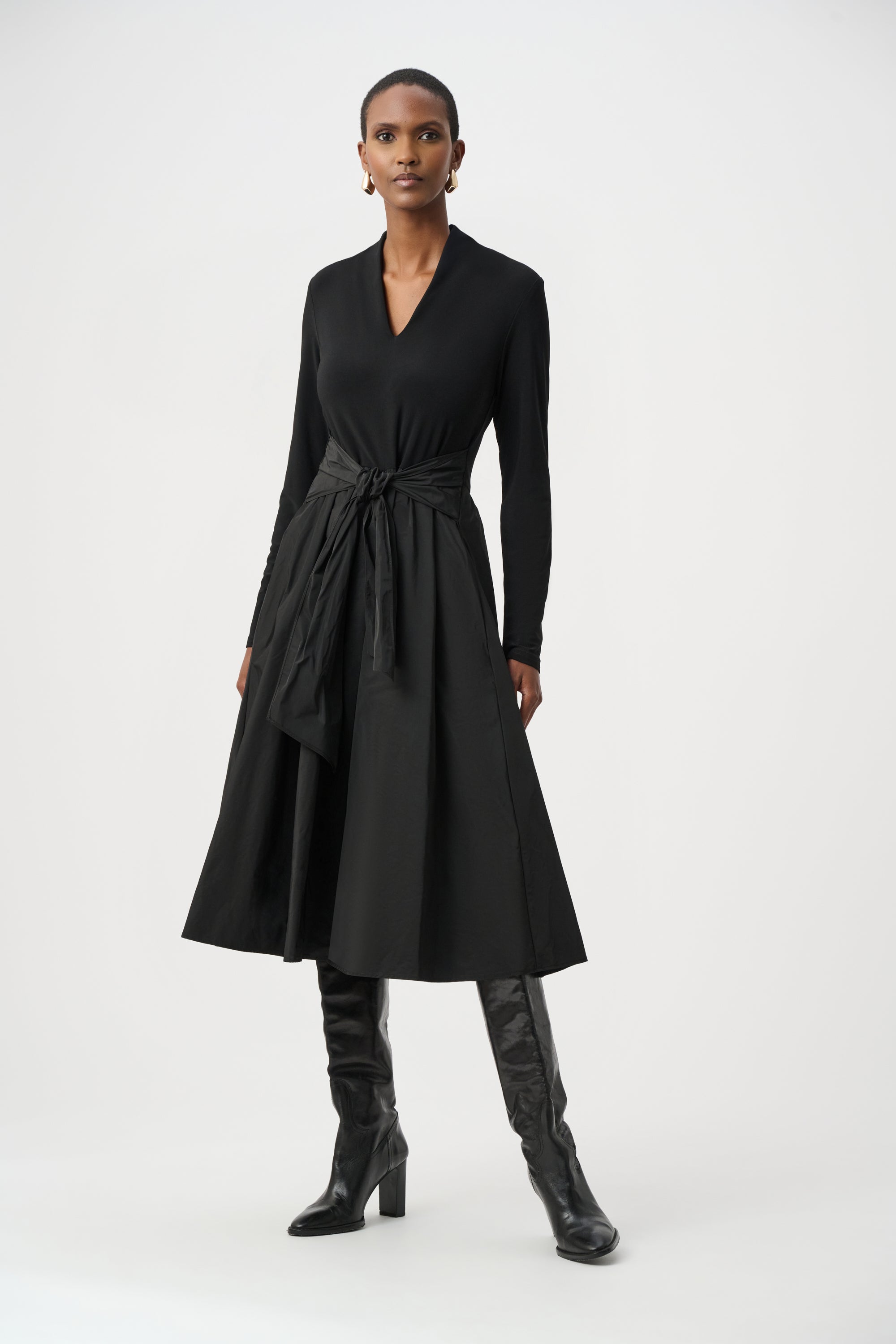 Joseph Ribkoff Memory Fit & Flare Dress 263145 - Black
