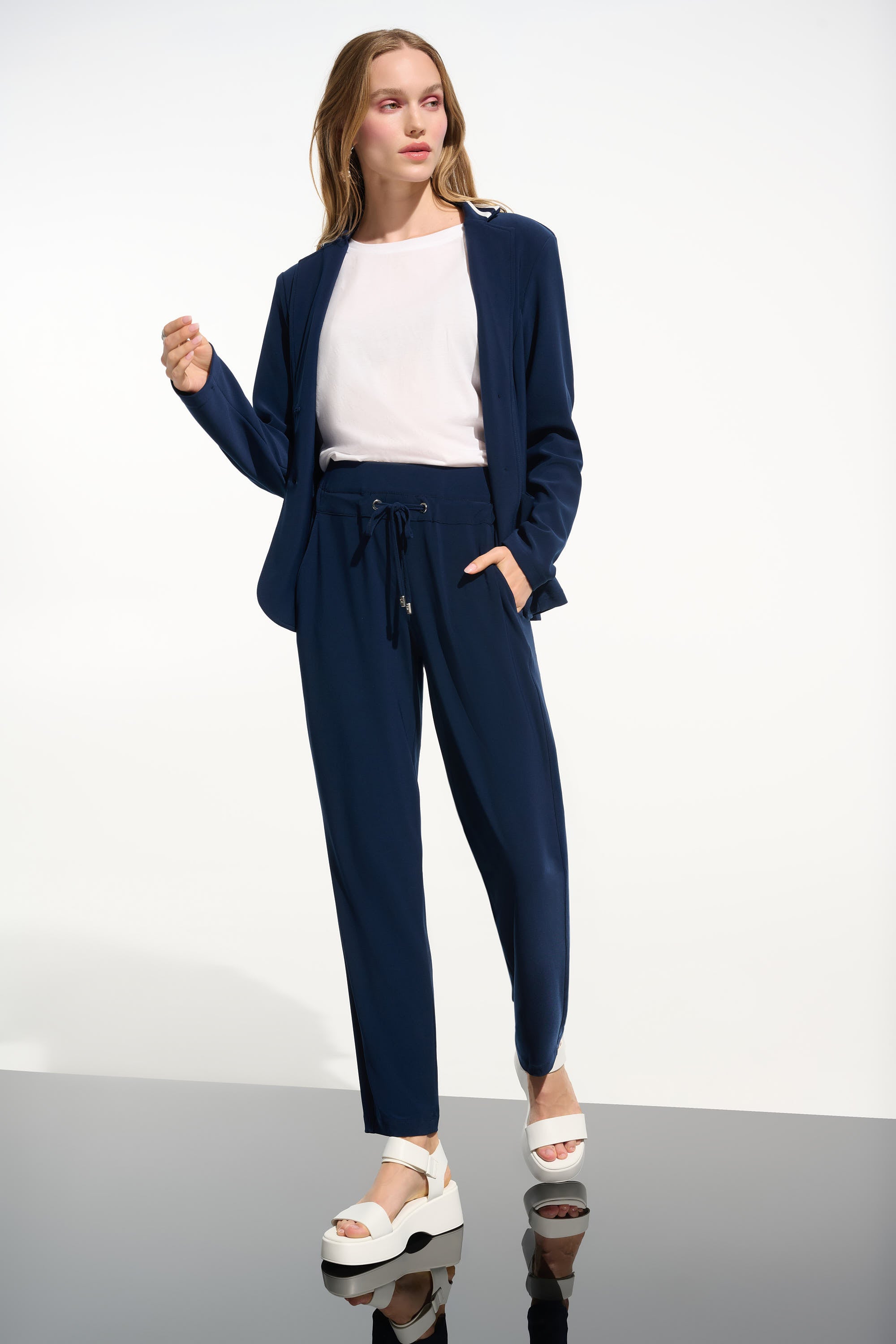 Joseph Ribkoff Pull-On Jogger Pants 261626 - Indigo
