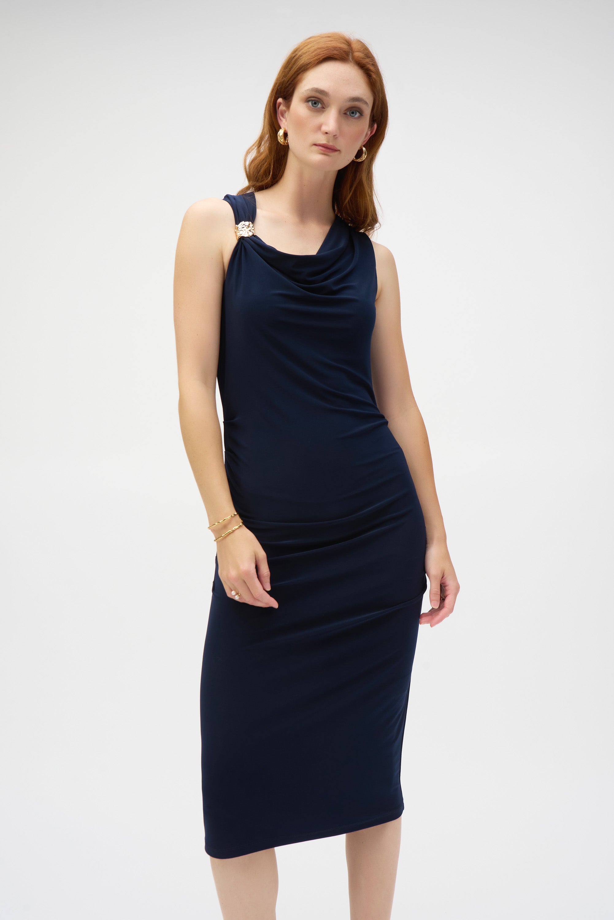 Joseph Ribkoff Sheath Dress 252188 - Midnight Blue