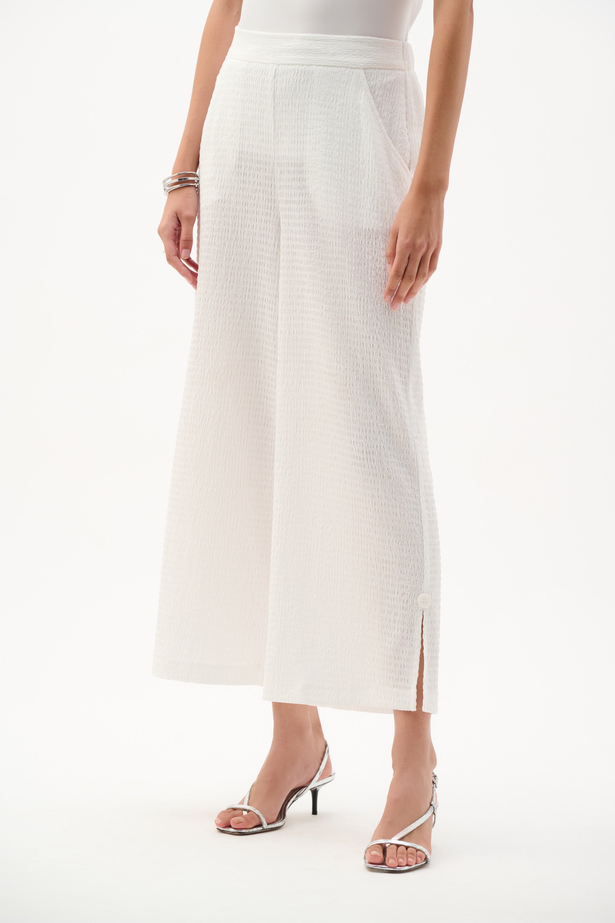 Joseph Ribkoff Pull-On Cullotte Pants 262217 - Off White
