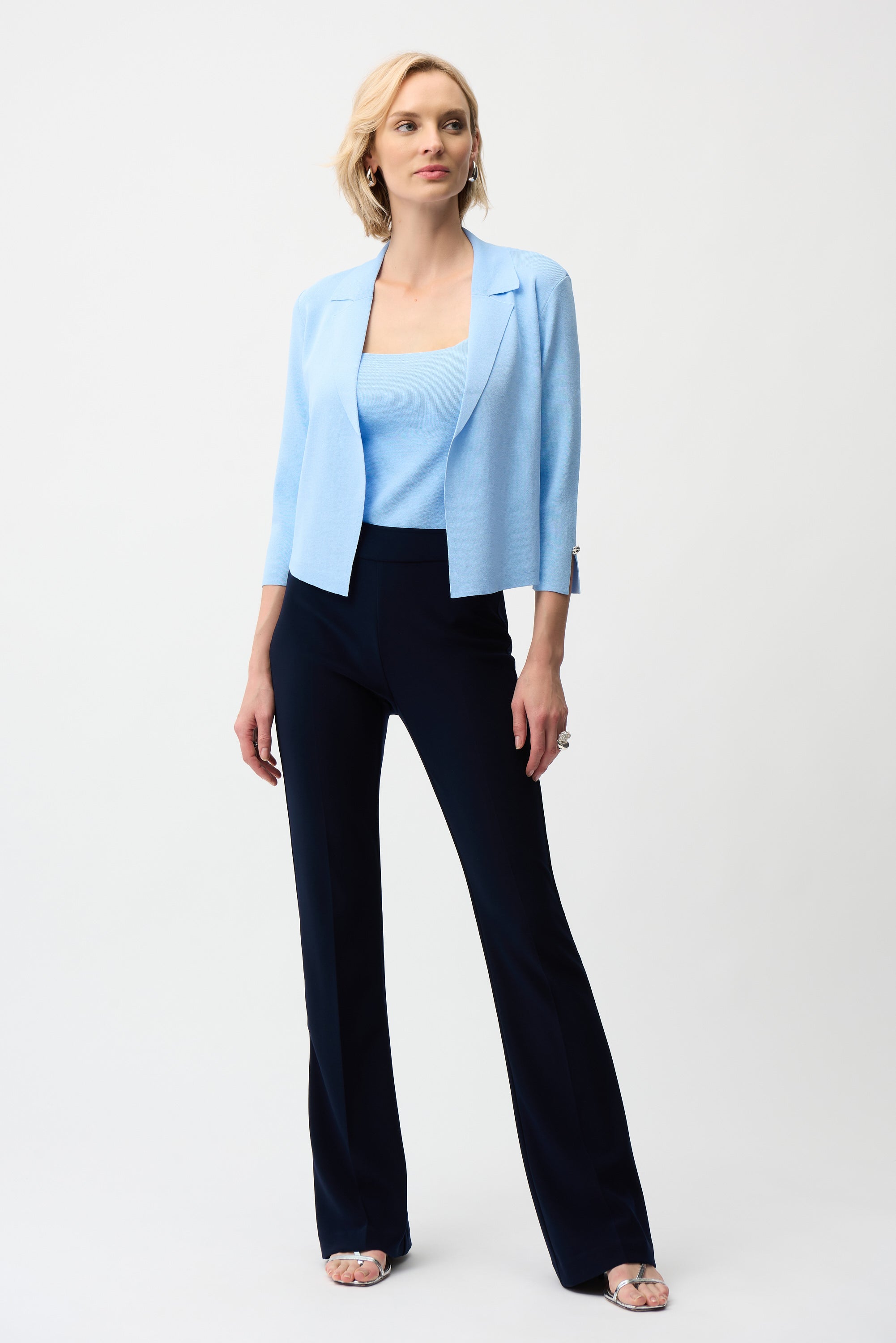 Joseph Ribkoff Open-Front Cardigan Sky Blue - 261920