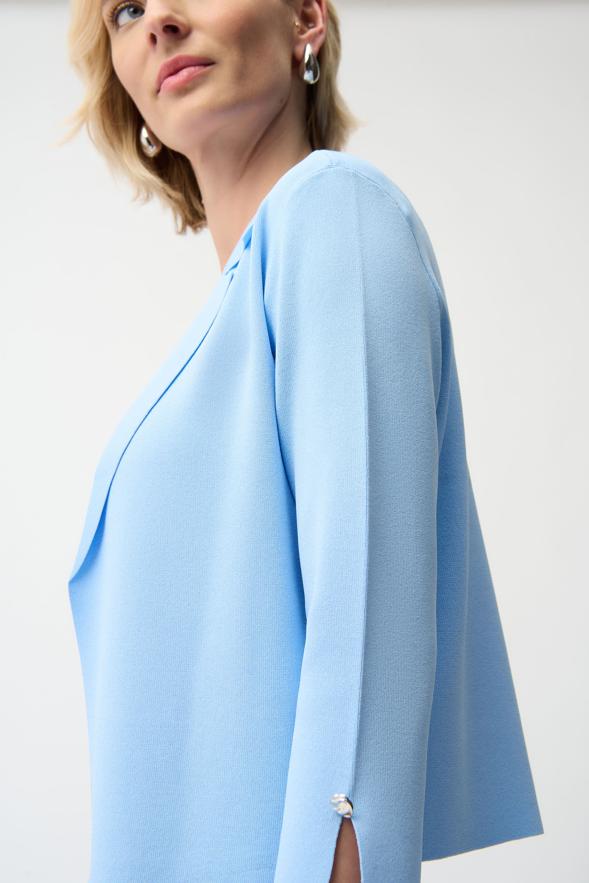 Joseph Ribkoff Open-Front Cardigan Sky Blue - 261920