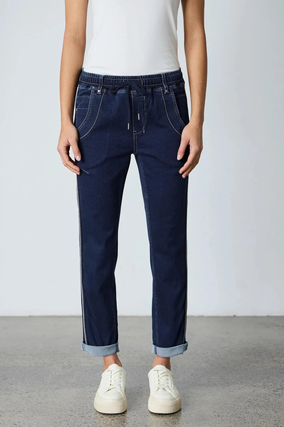 Lania The Label Boyfriend Jean - Indigo