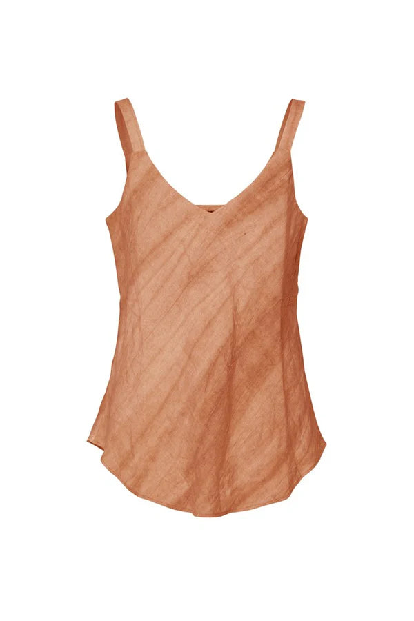 Lounge The Label Licate Relaxed Fit Singlet - Rust