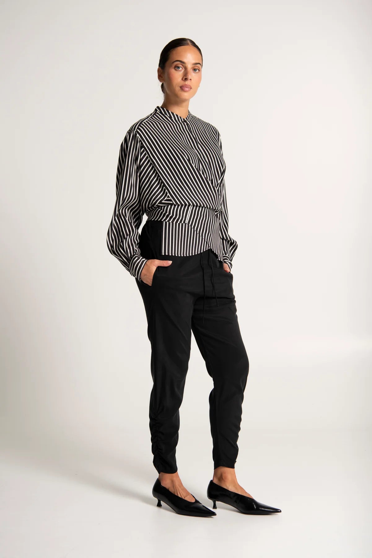 Lounge The Label Slim Leg Crozet Pants - 2 Colours