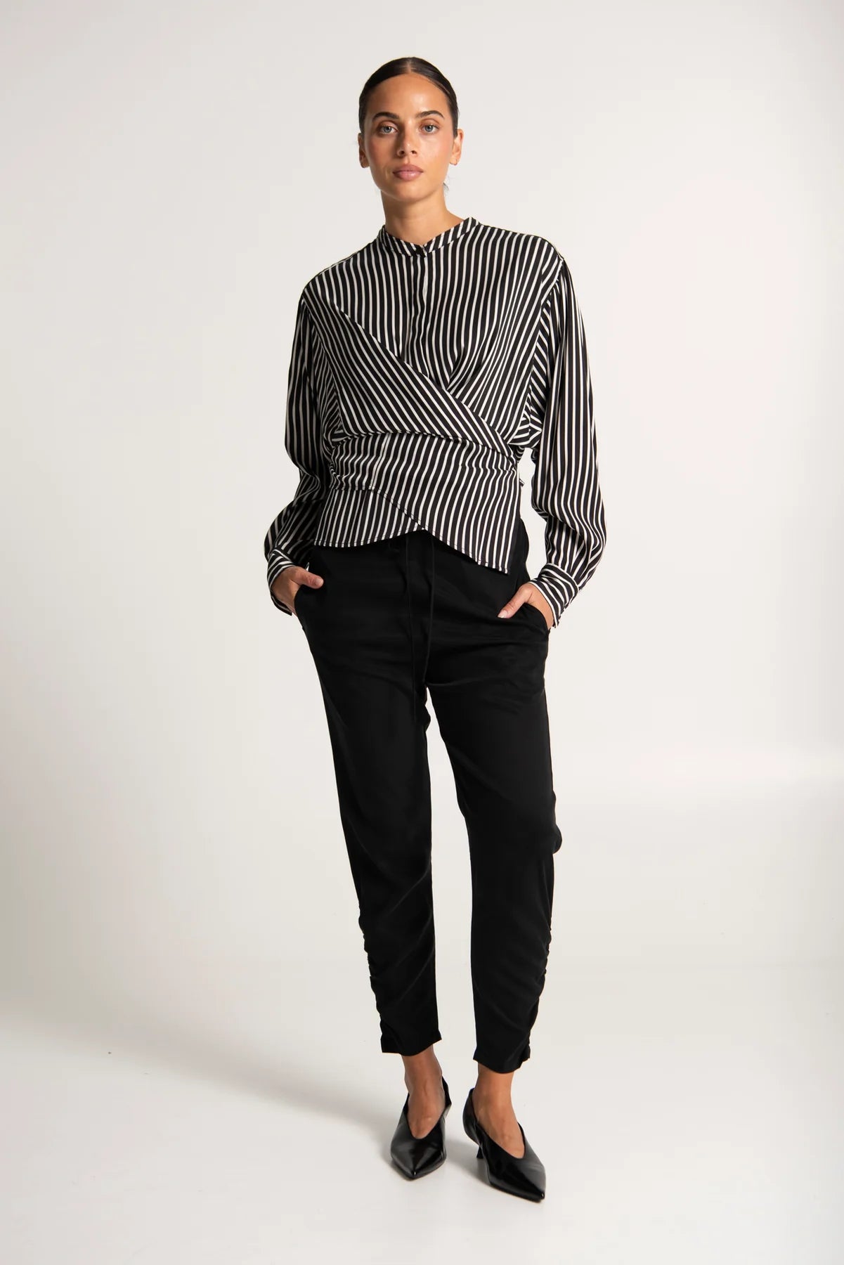 Lounge The Label Slim Leg Crozet Pants - 2 Colours