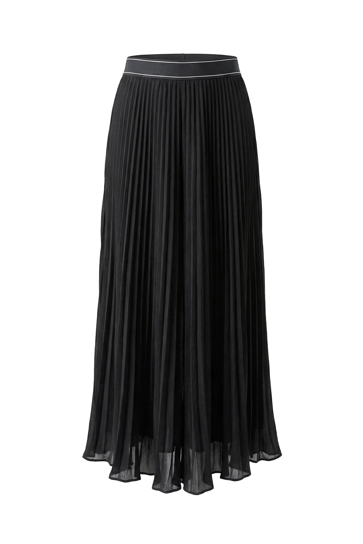 Lounge The Label Tremezzo Crepe Maxi Skirt - Black