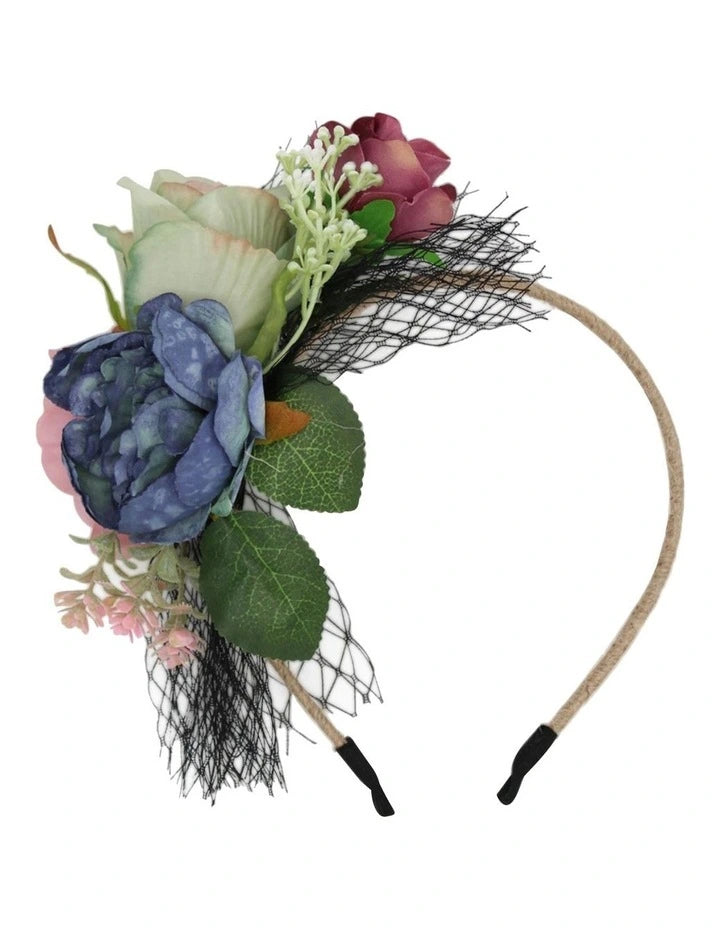 Morgan & Taylor Claudia Headpiece - Blue