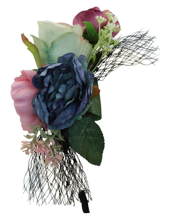 Morgan & Taylor Claudia Headpiece - Blue