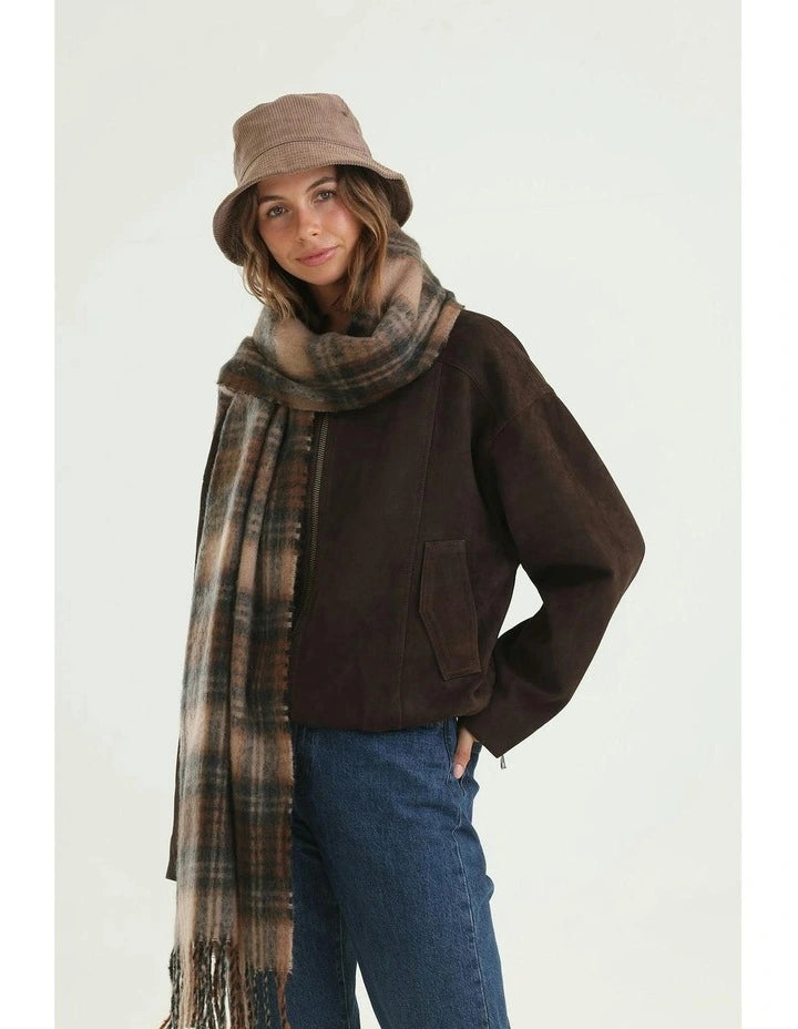 Morgan & Taylor Dallas Cord Bucket Hat - Brown