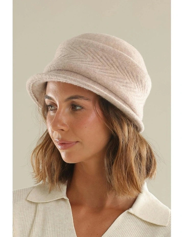 Morgan & Taylor Sadie Wool Cloche Hat - 2 Colours