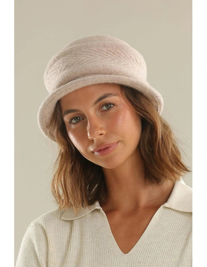 Morgan & Taylor Sadie Wool Cloche Hat - 2 Colours