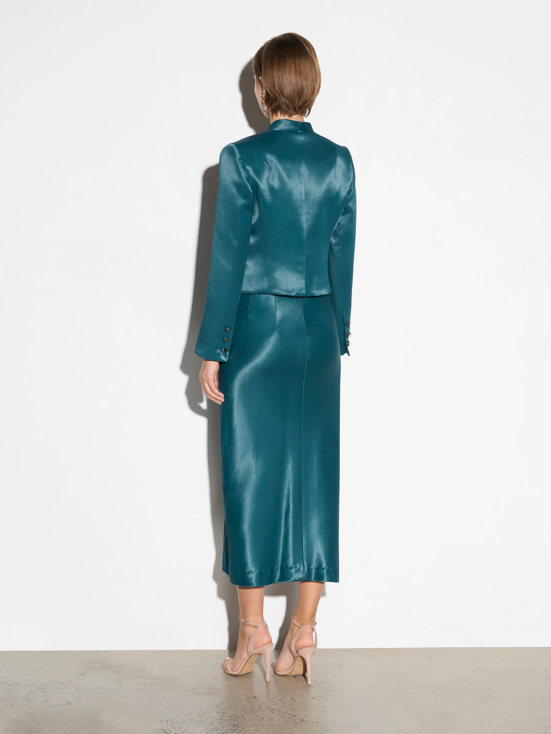 Moss & Spy Maxime Dress - Deep Aqua