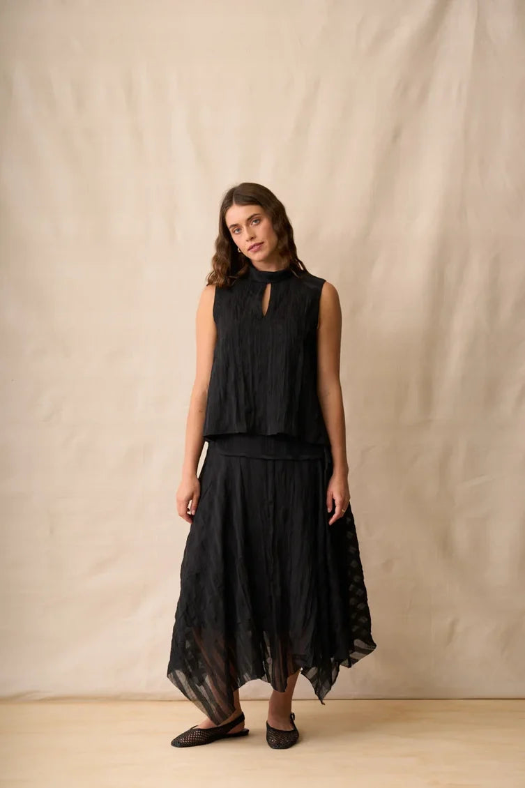 Neris Art House Skirt - Ebony