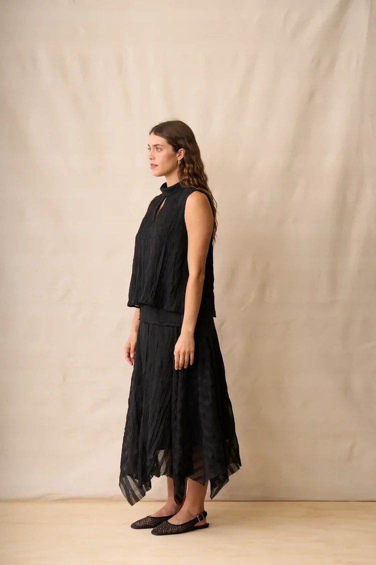 Neris Art House Skirt - Ebony