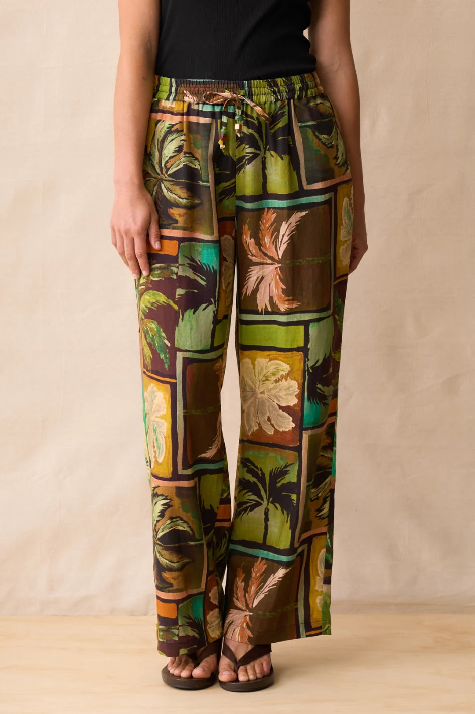 Neris Ramona Pants - Sunset Palms